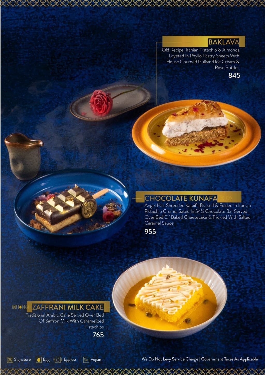Dining Experience for Two at Bayroute, Central Mumbai — Food menu