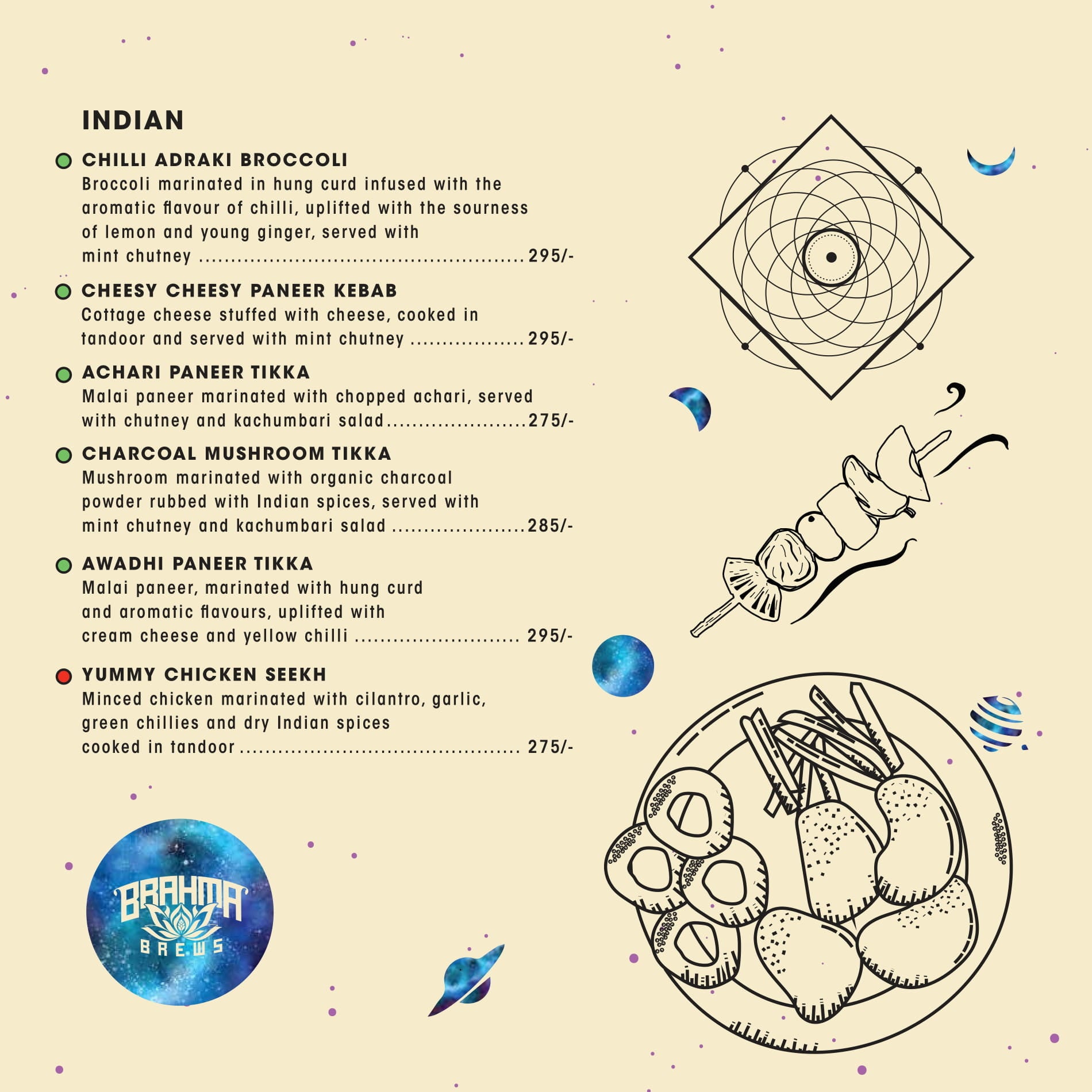 Menu of Brahma Brews, JP Nagar, South Bengaluru