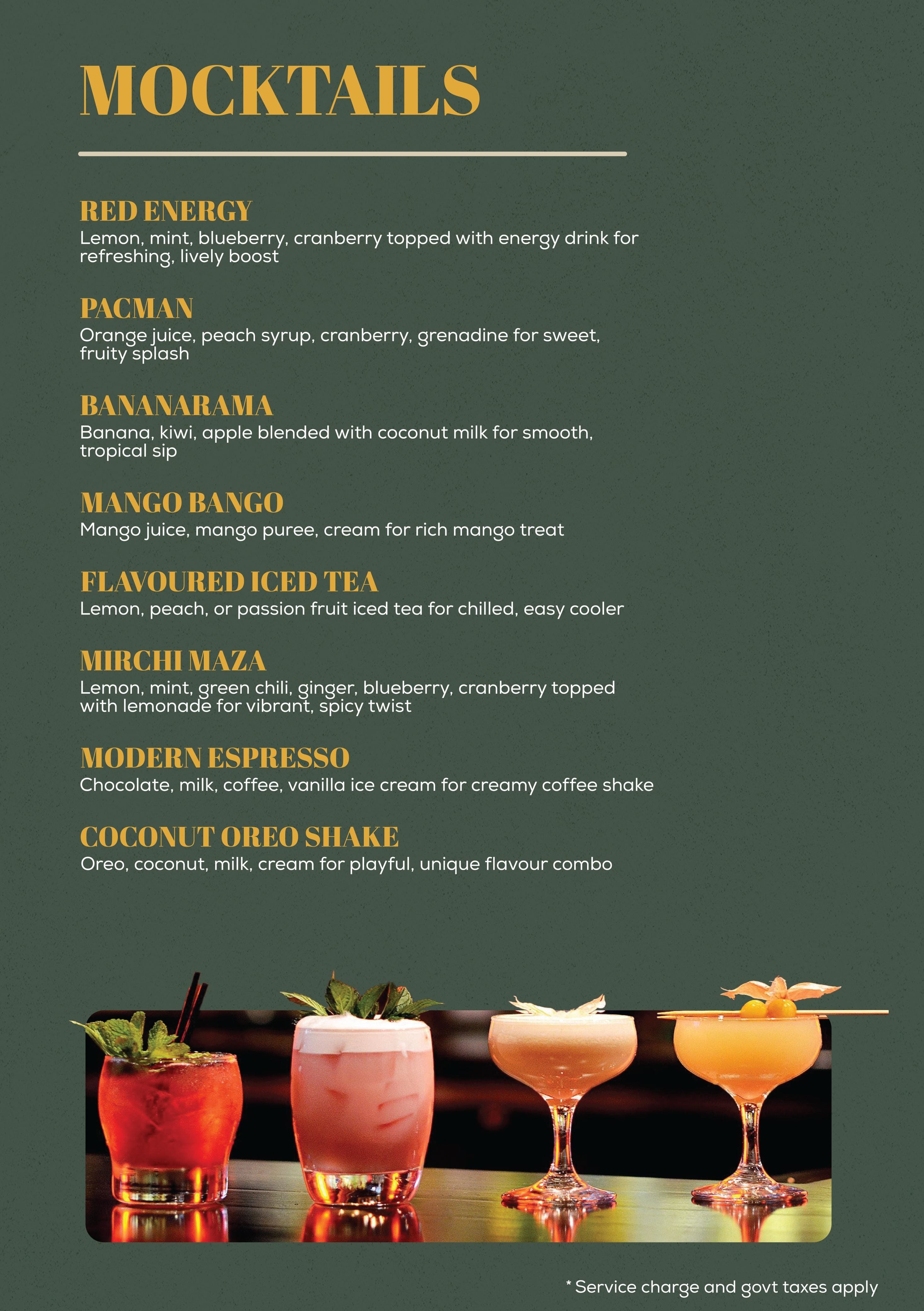 Menu of Big Pitcher - Sizzling Street, Sarjapur Road, South Bengaluru