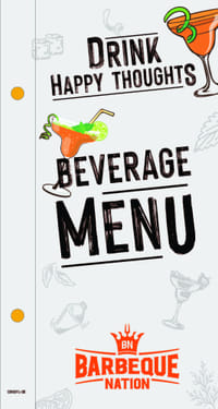 Beverages menu