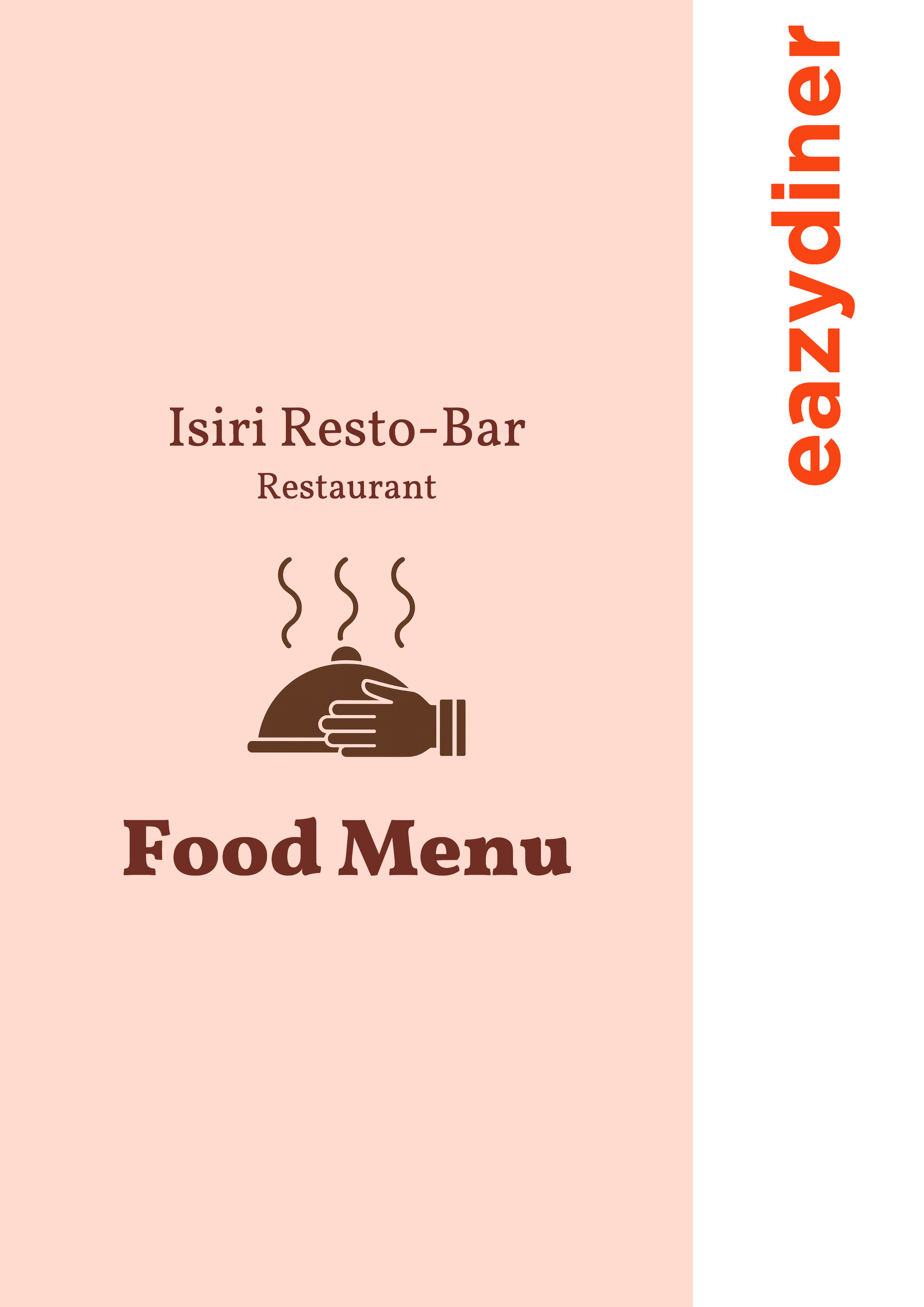 Menu of Isiri Resto-Bar, Marathahalli, East Bengaluru