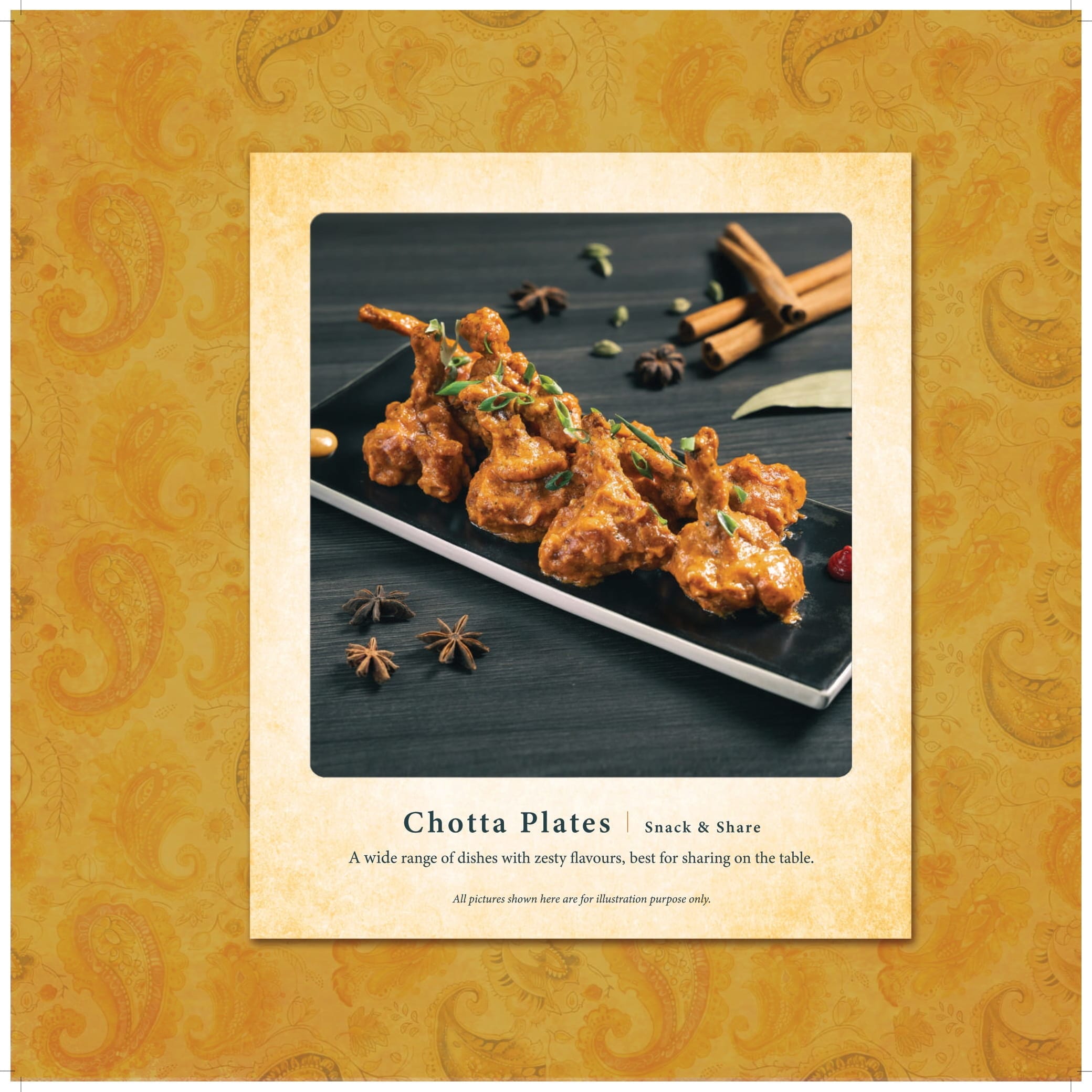 Dining Experience for Two at The Best Indian Restaurant, Central Bengaluru — Food menu