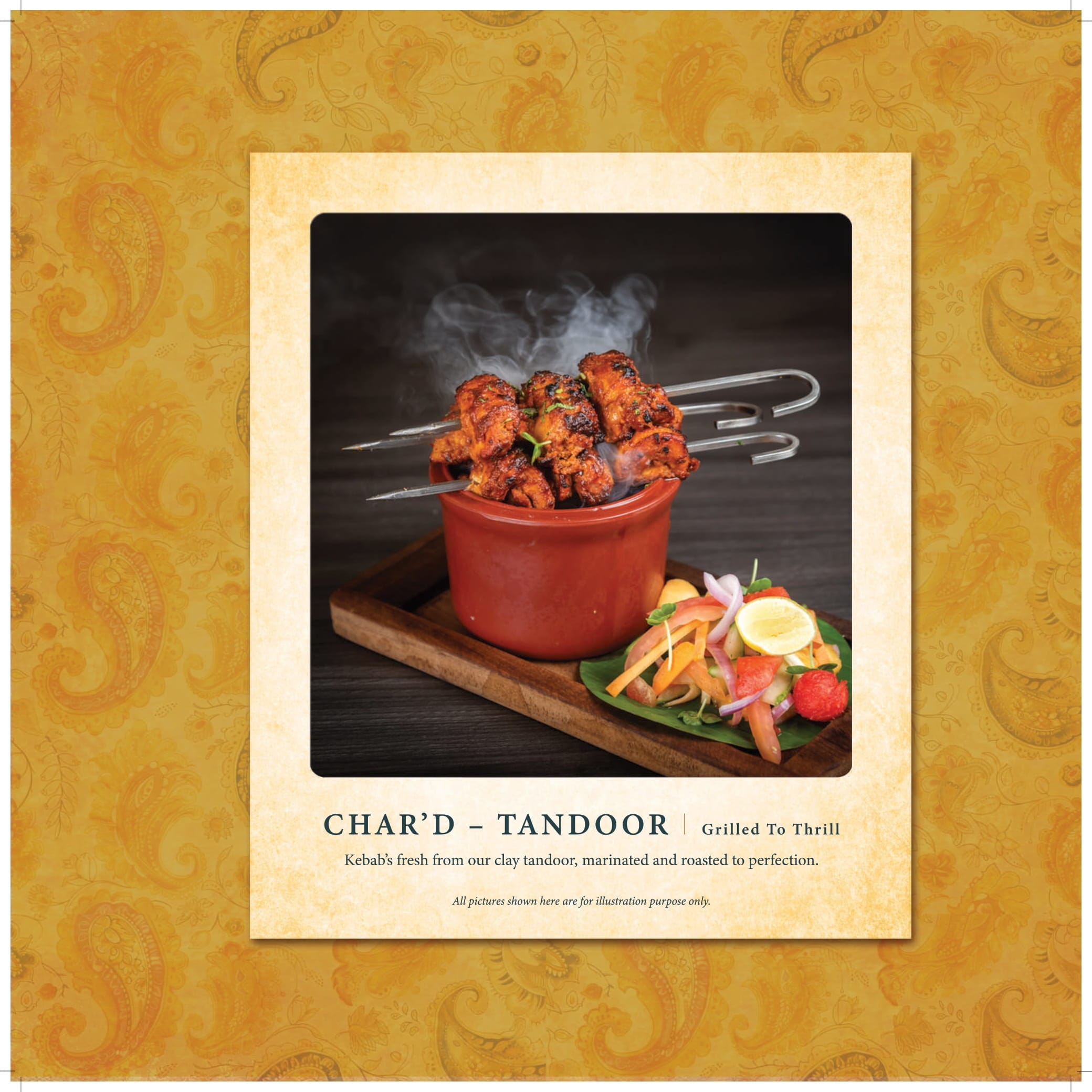 Dining Experience for Two at The Best Indian Restaurant, Central Bengaluru — Food menu