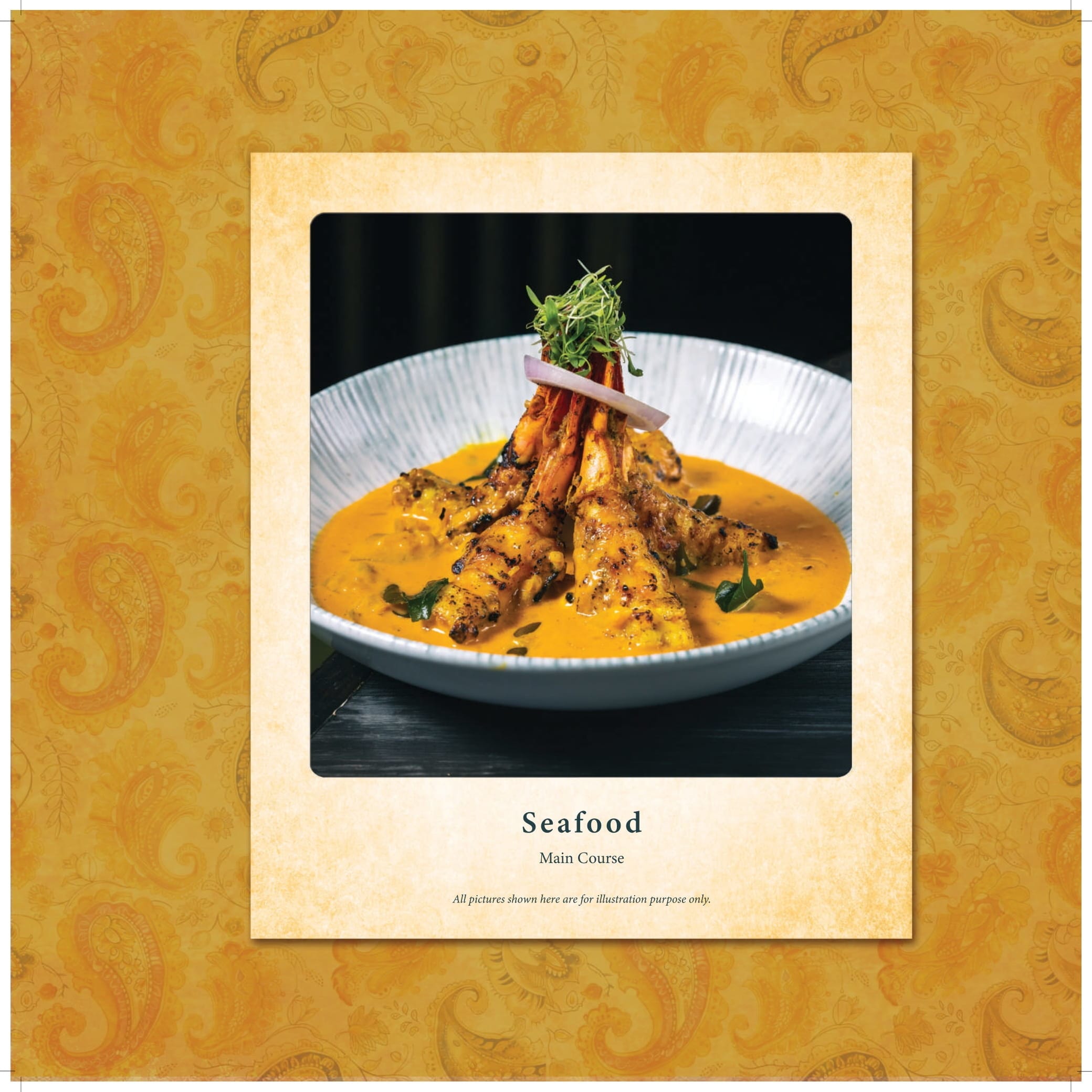 Dining Experience for Two at The Best Indian Restaurant, Central Bengaluru — Food menu
