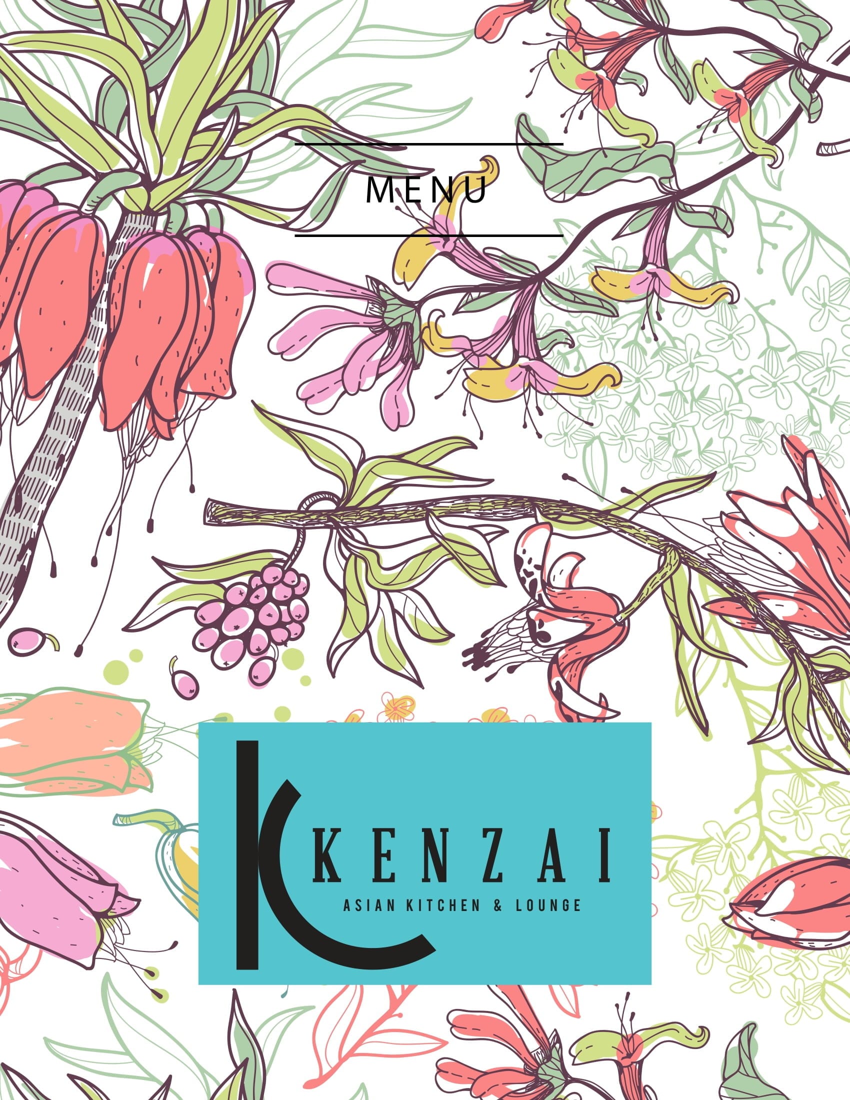 Dining Experience for Two at Kenzai - Asian Kitchen And Lounge, Central Bengaluru — Food menu