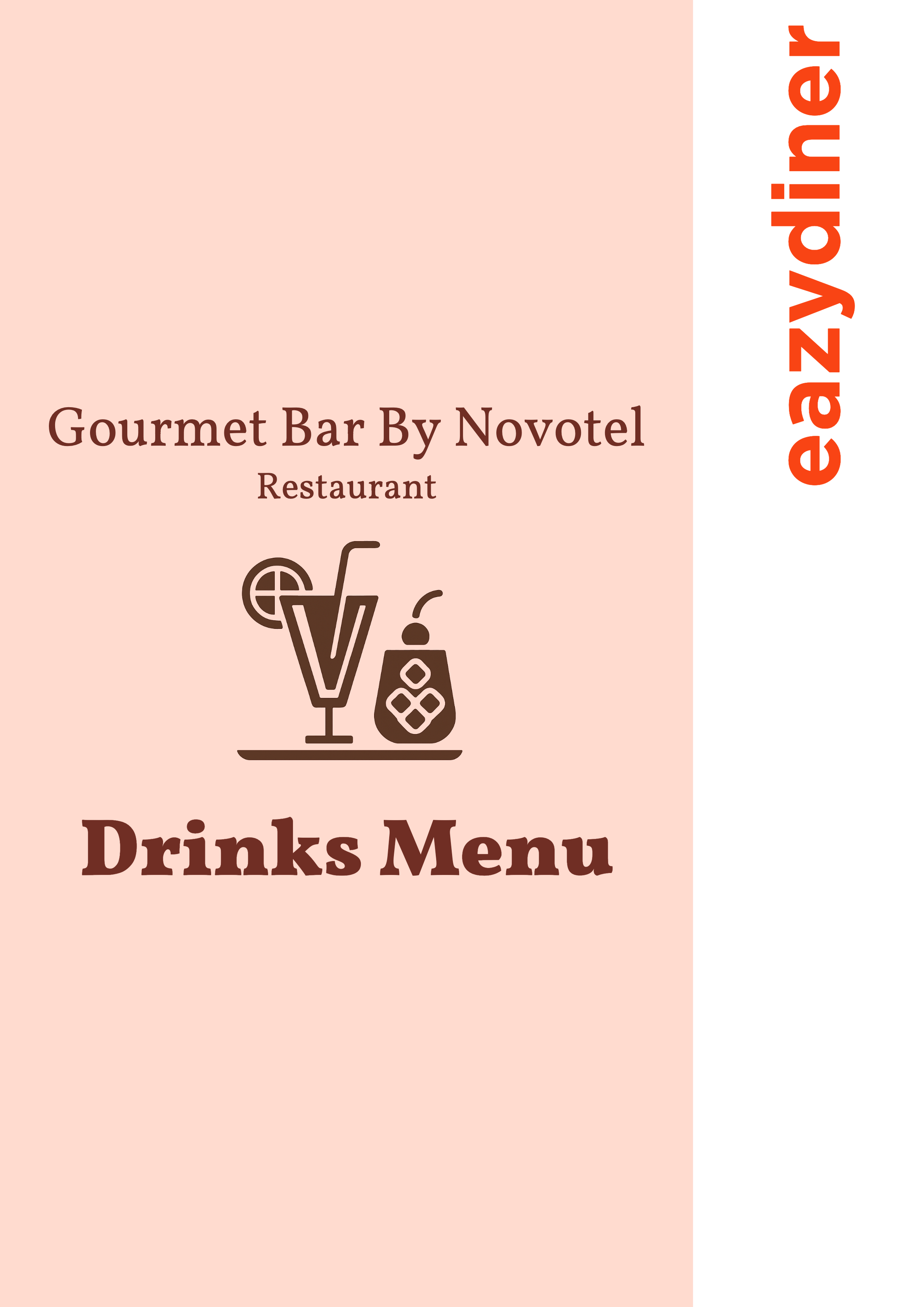 Dining Experience for Two at Gourmet Bar By Novotel, Novotel Mumbai International Airport — Beverages menu