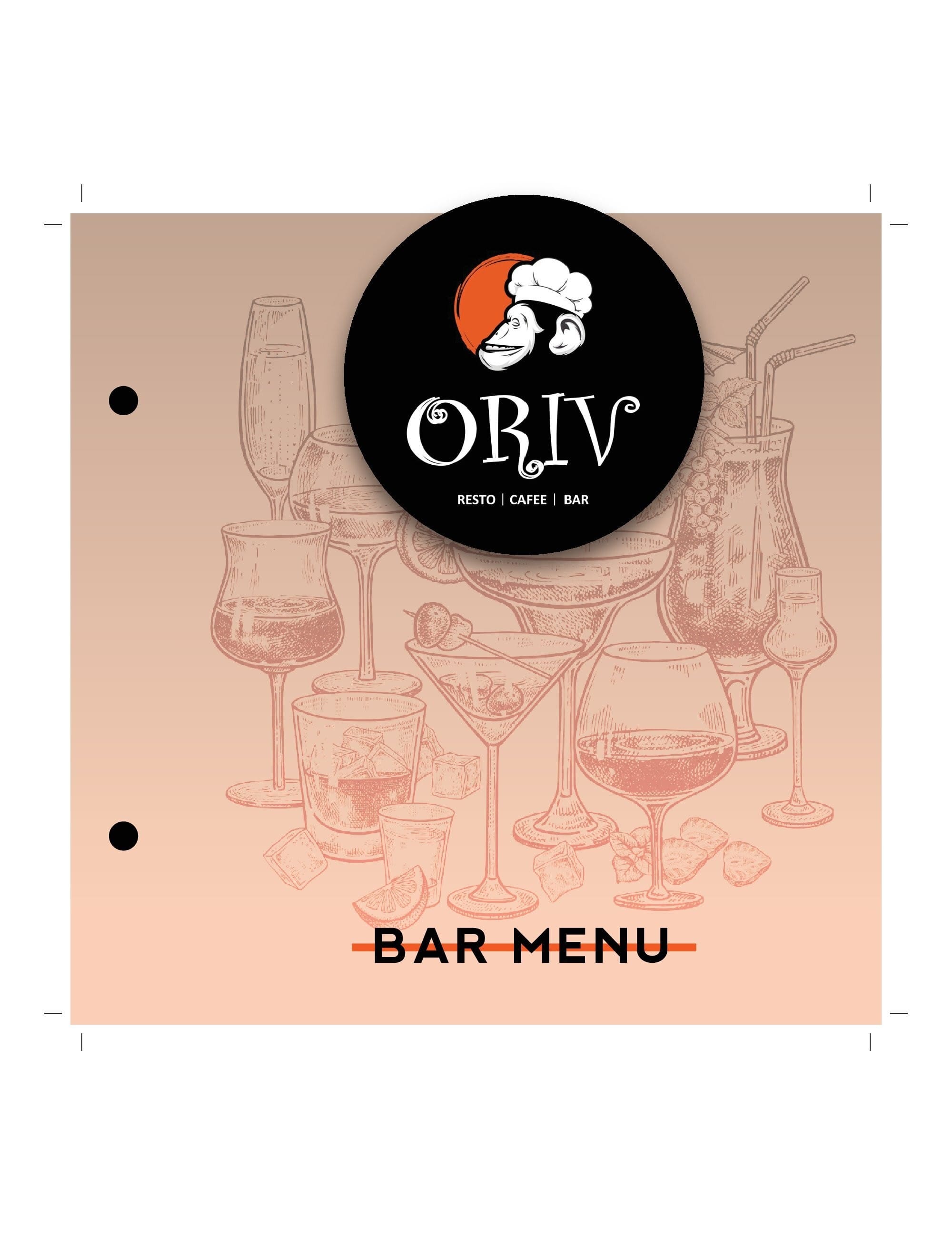 Menu of Oriv Resto Cafee Bar, Borivali West, Western Suburbs