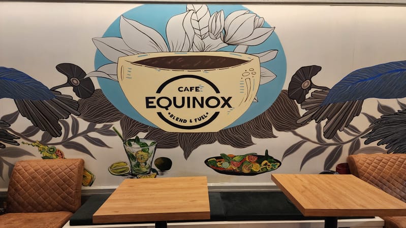 Menu of Cafe Equinox- Blend & Fuel, Race Course Rd, Vadodara