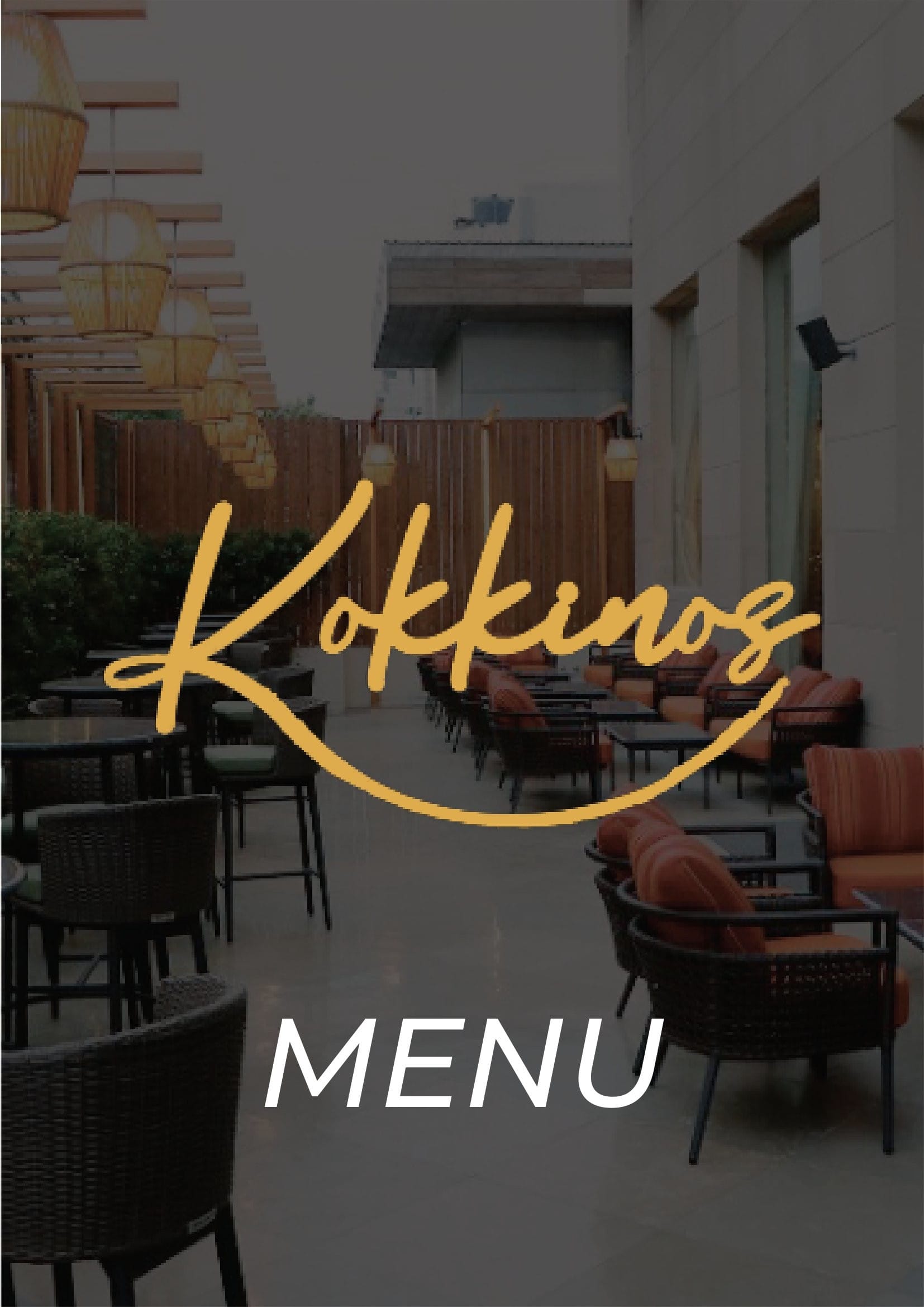 Dining Experience for Two at KOKKINOS, Gurgaon — Food menu