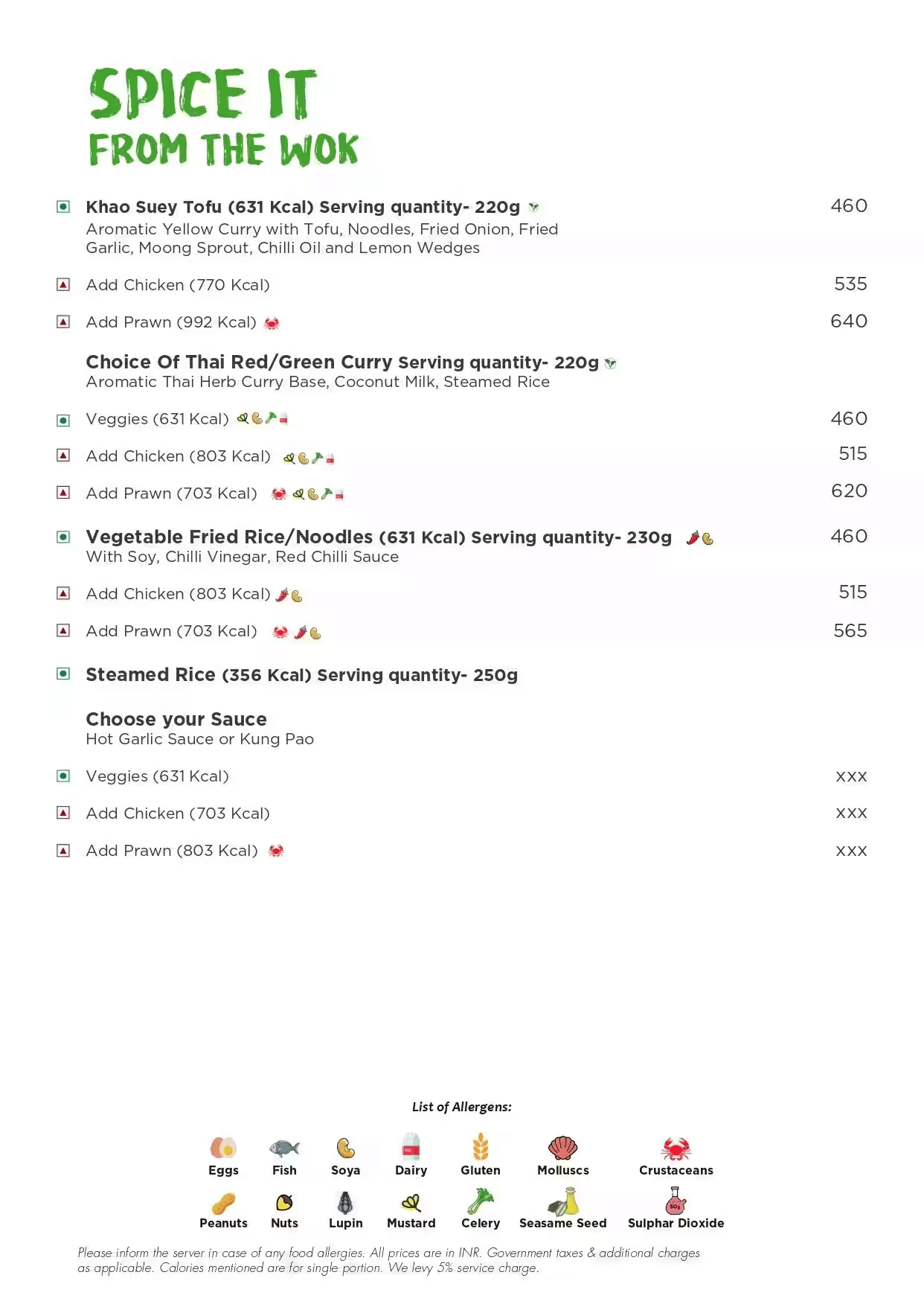 Dining Experience for Two at Spice It Ibis Thane West Thane, Mumbai — Food menu