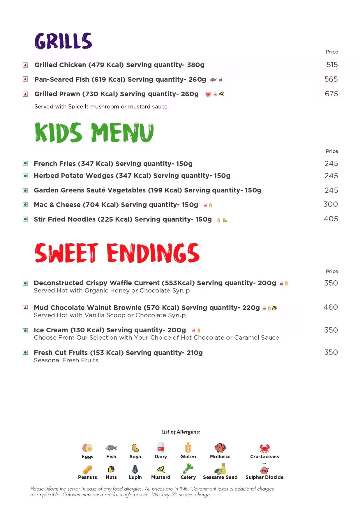 Dining Experience for Two at Spice It Ibis Thane West Thane, Mumbai — Food menu