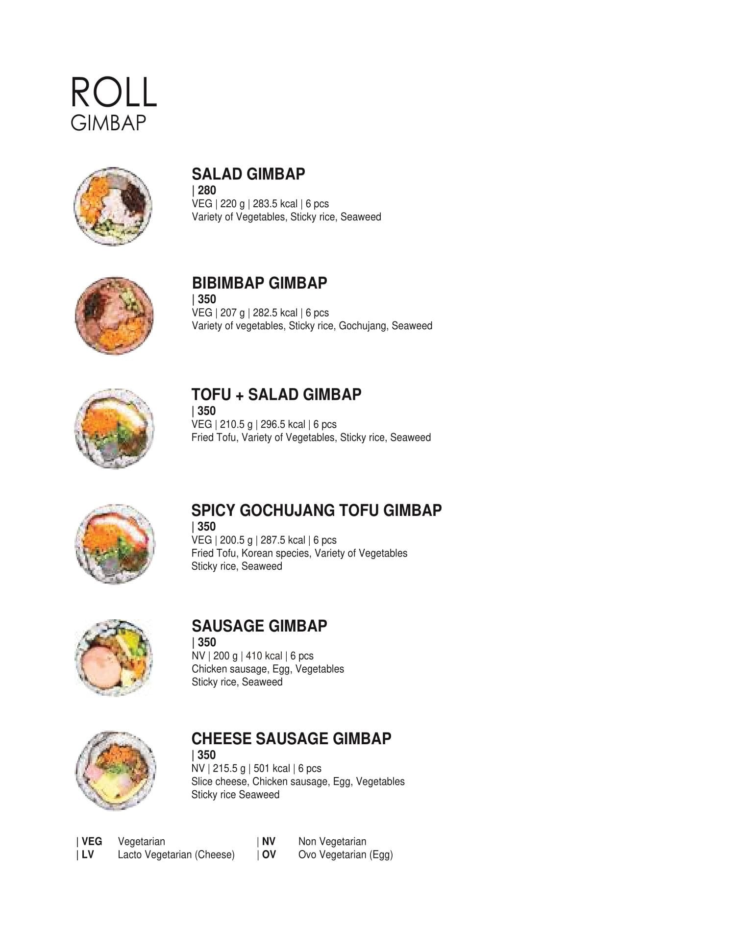 Dining Experience for Two at Daily Sushi, South Bengaluru — Food menu