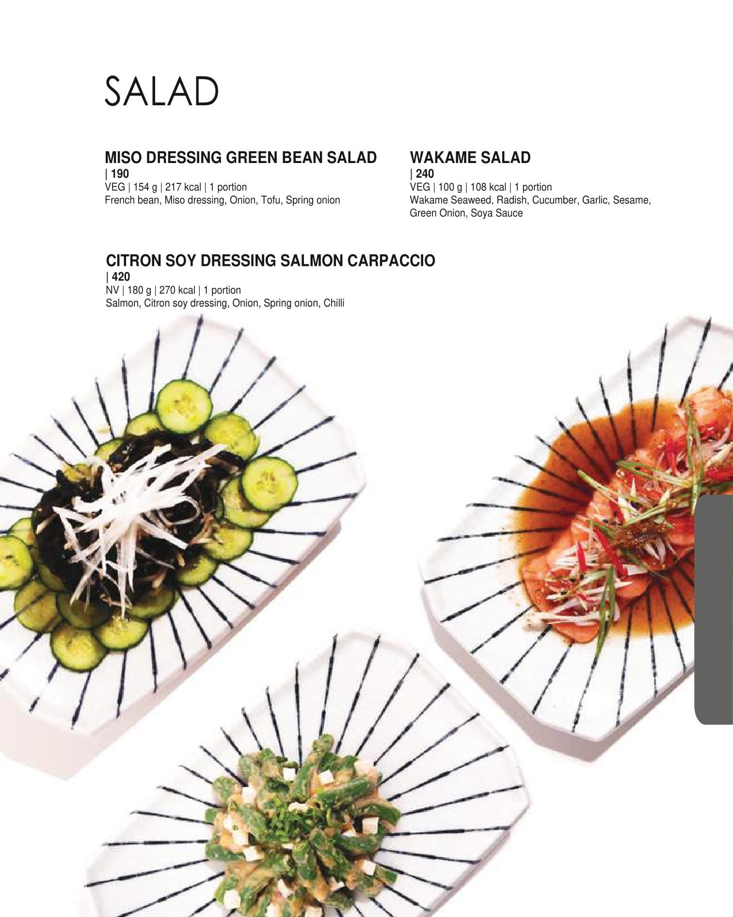Dining Experience for Two at Daily Sushi, South Bengaluru — Food menu