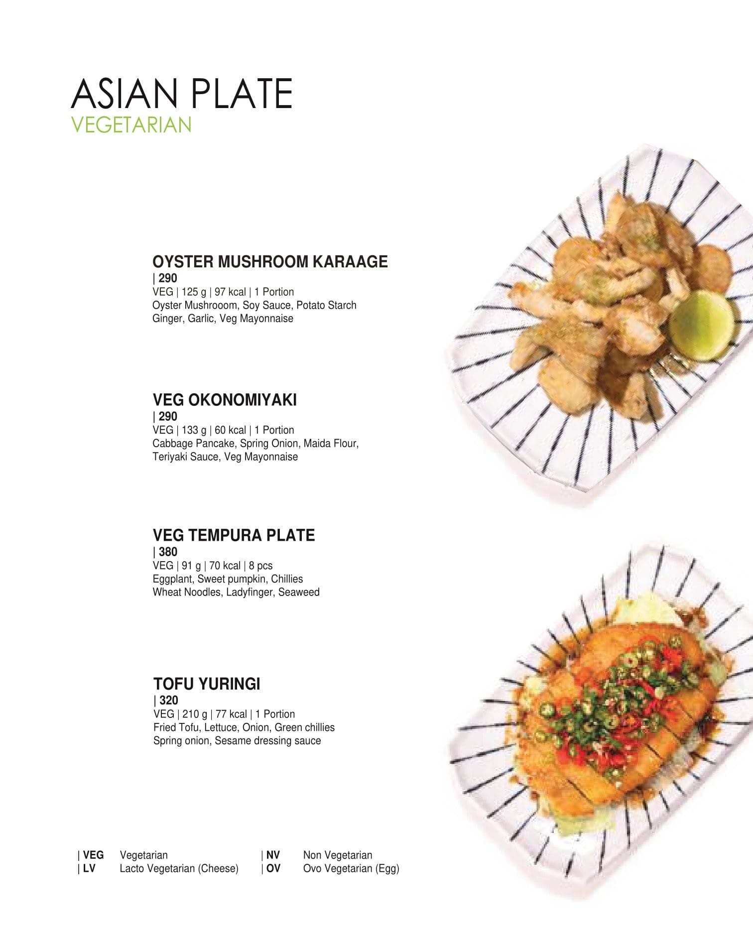 Dining Experience for Two at Daily Sushi, South Bengaluru — Food menu