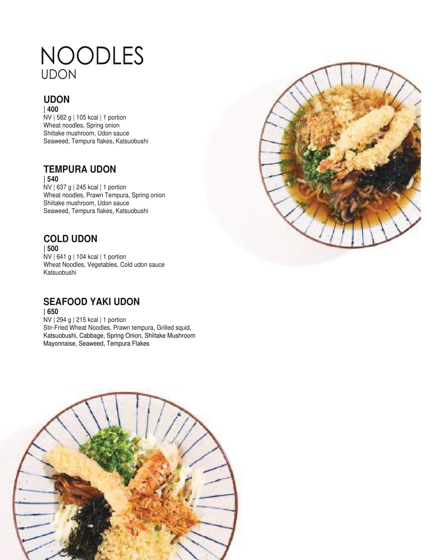 Dining Experience for Two at Daily Sushi, South Bengaluru — Food menu