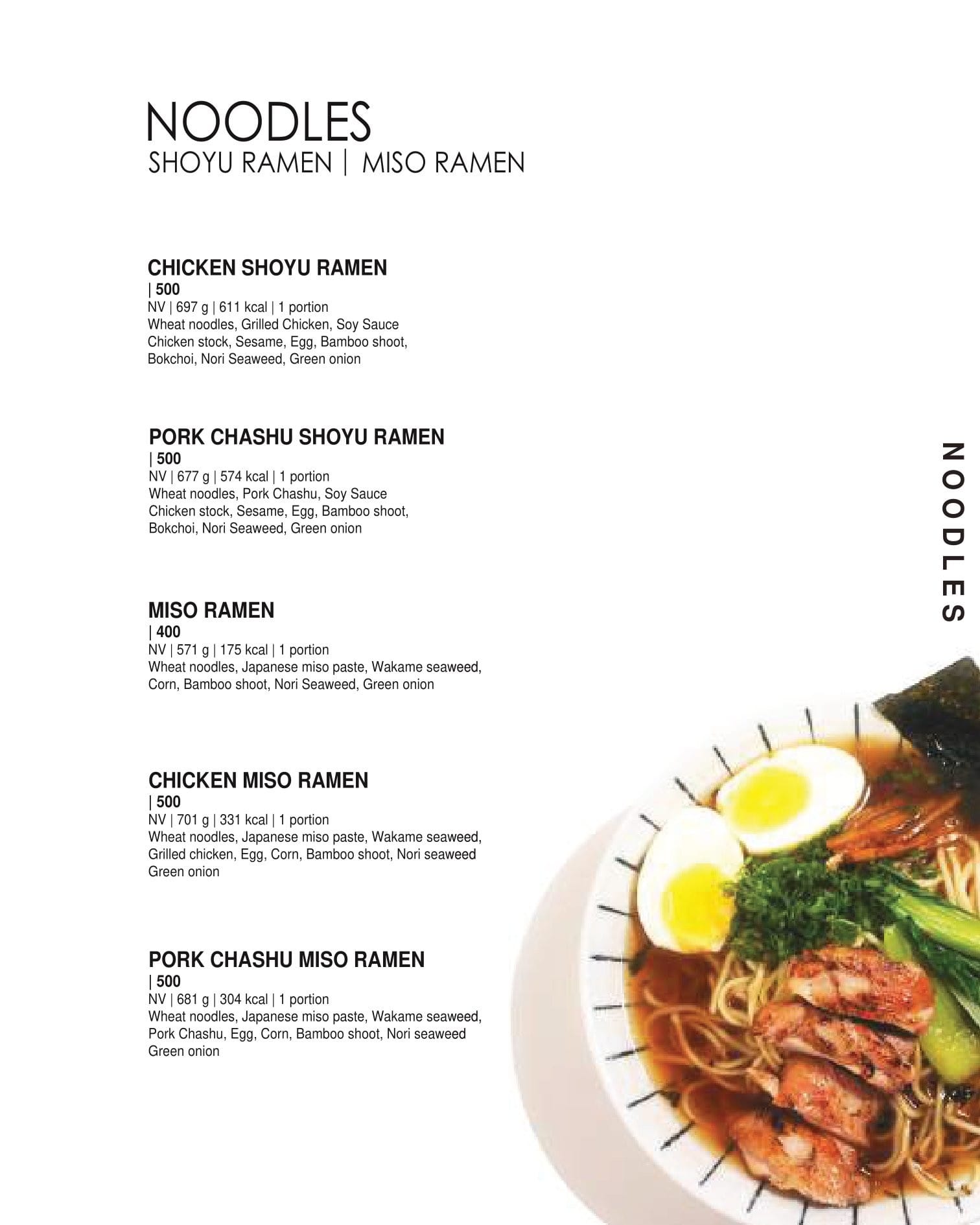 Dining Experience for Two at Daily Sushi, South Bengaluru — Food menu