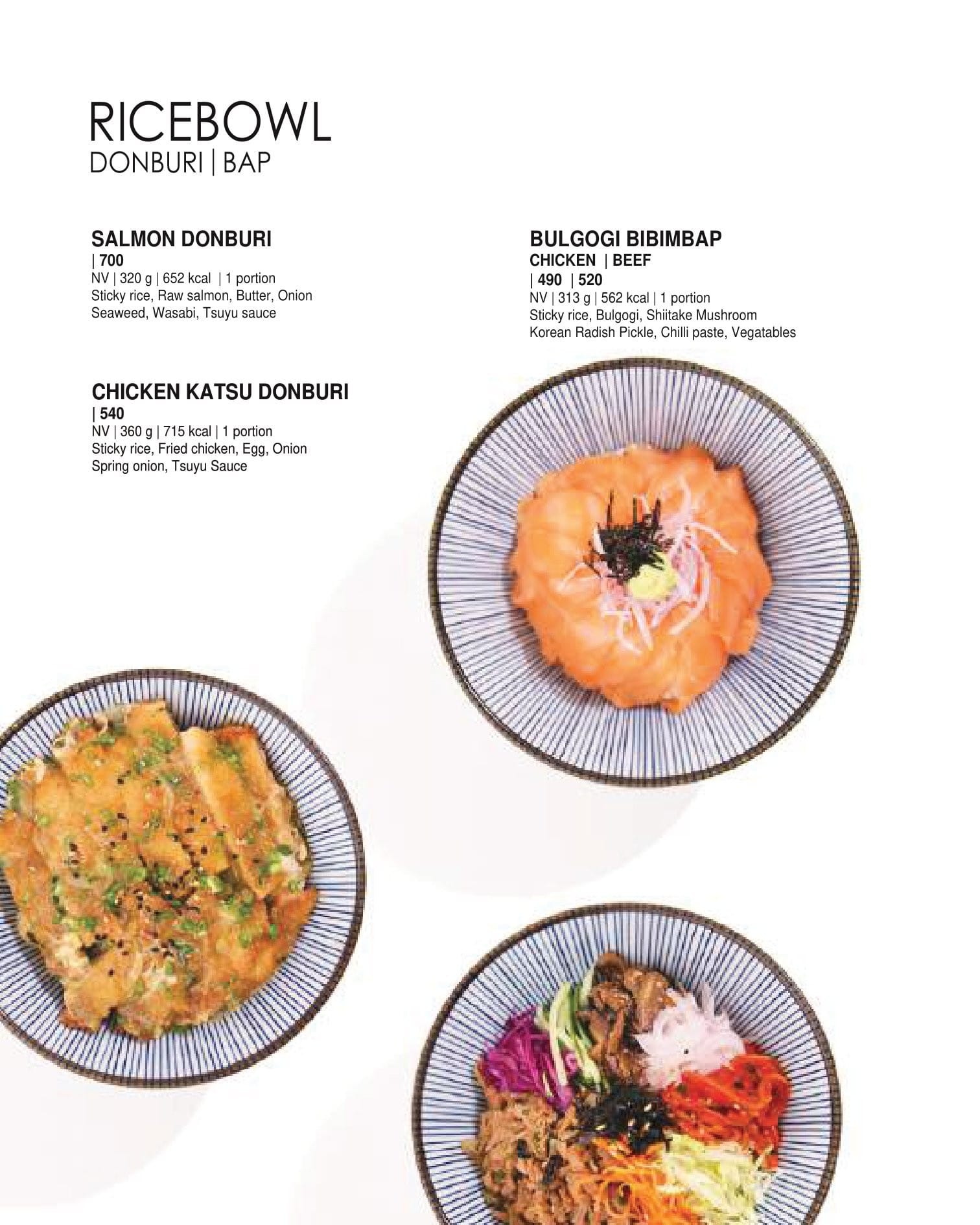 Dining Experience for Two at Daily Sushi, South Bengaluru — Food menu