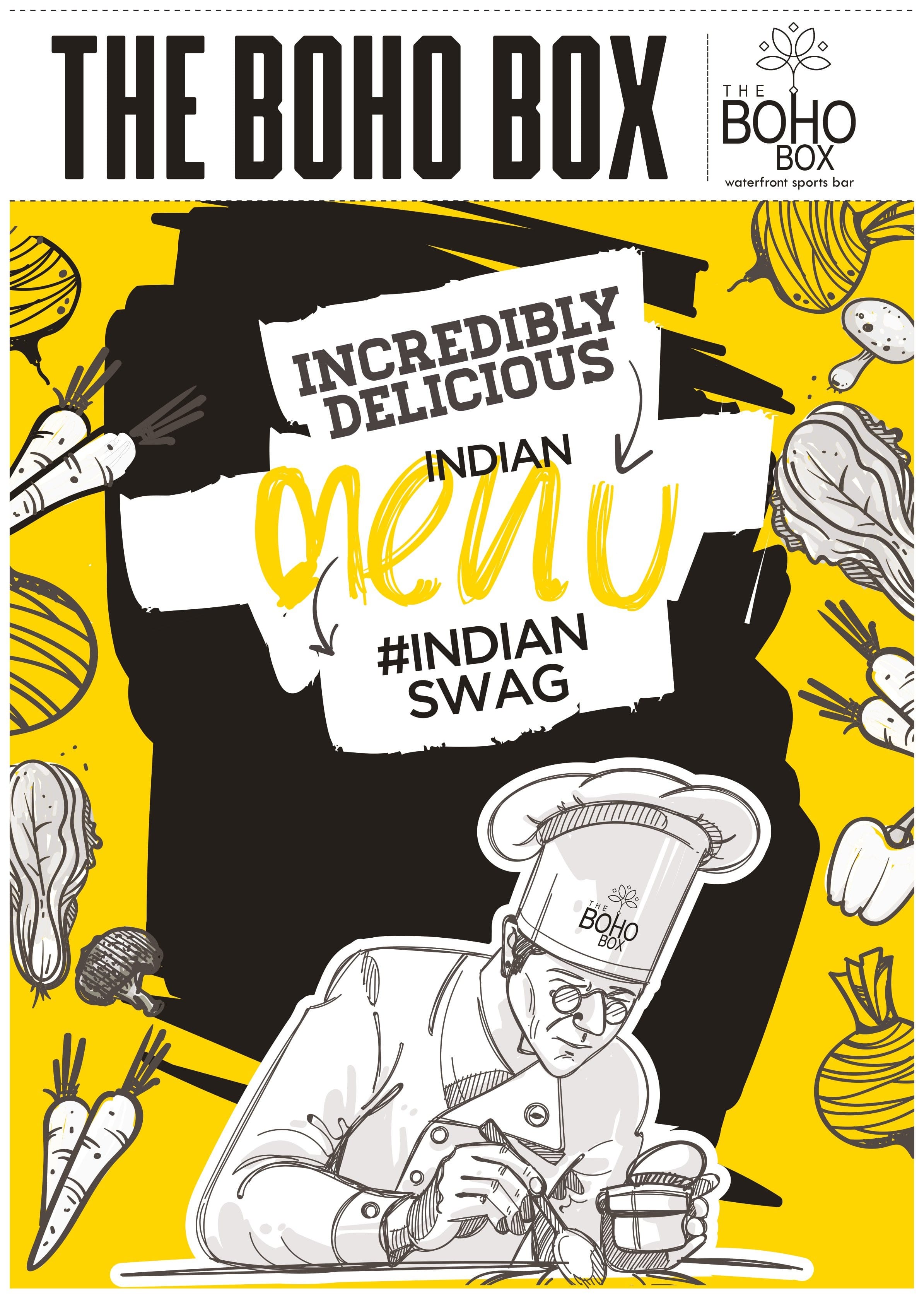 Menu of The Boho Box, Calangute Baga Road, Goa