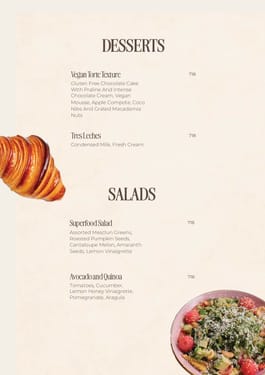 Menu of one8 Commune, Juhu, Western Suburbs