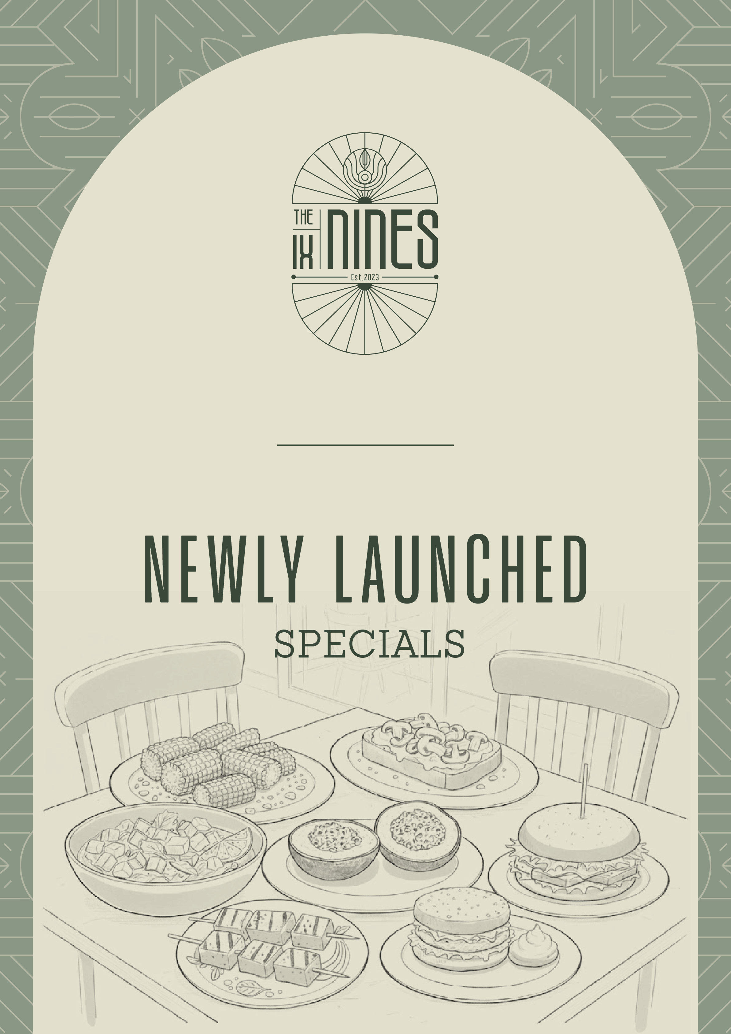 Menu of The Nines, Juhu, Western Suburbs