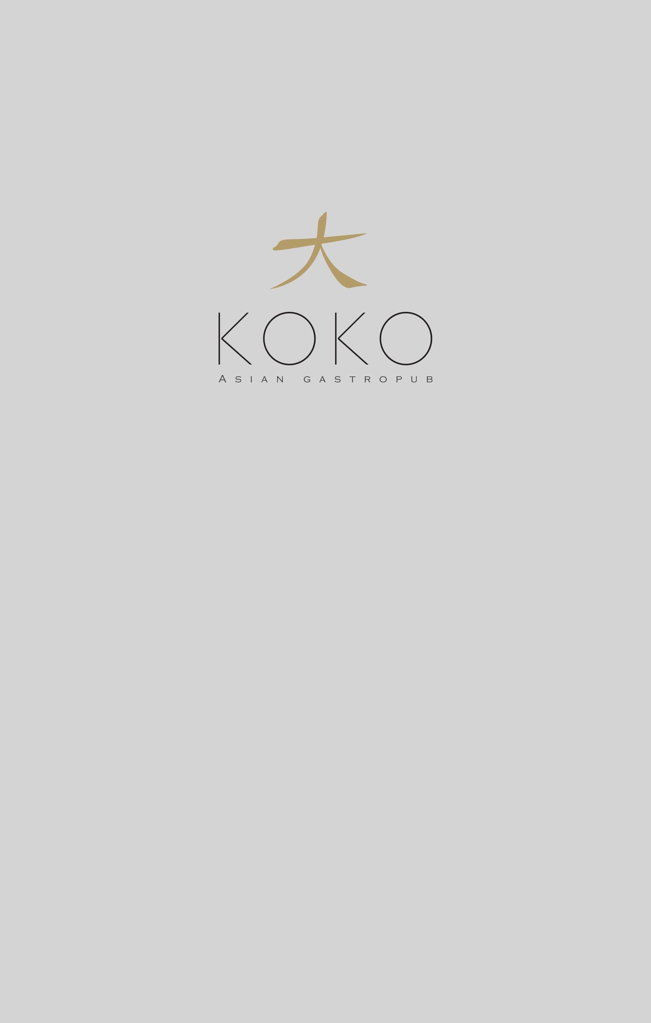 Dining Experience for Two at KOKO, East Bengaluru — Food menu