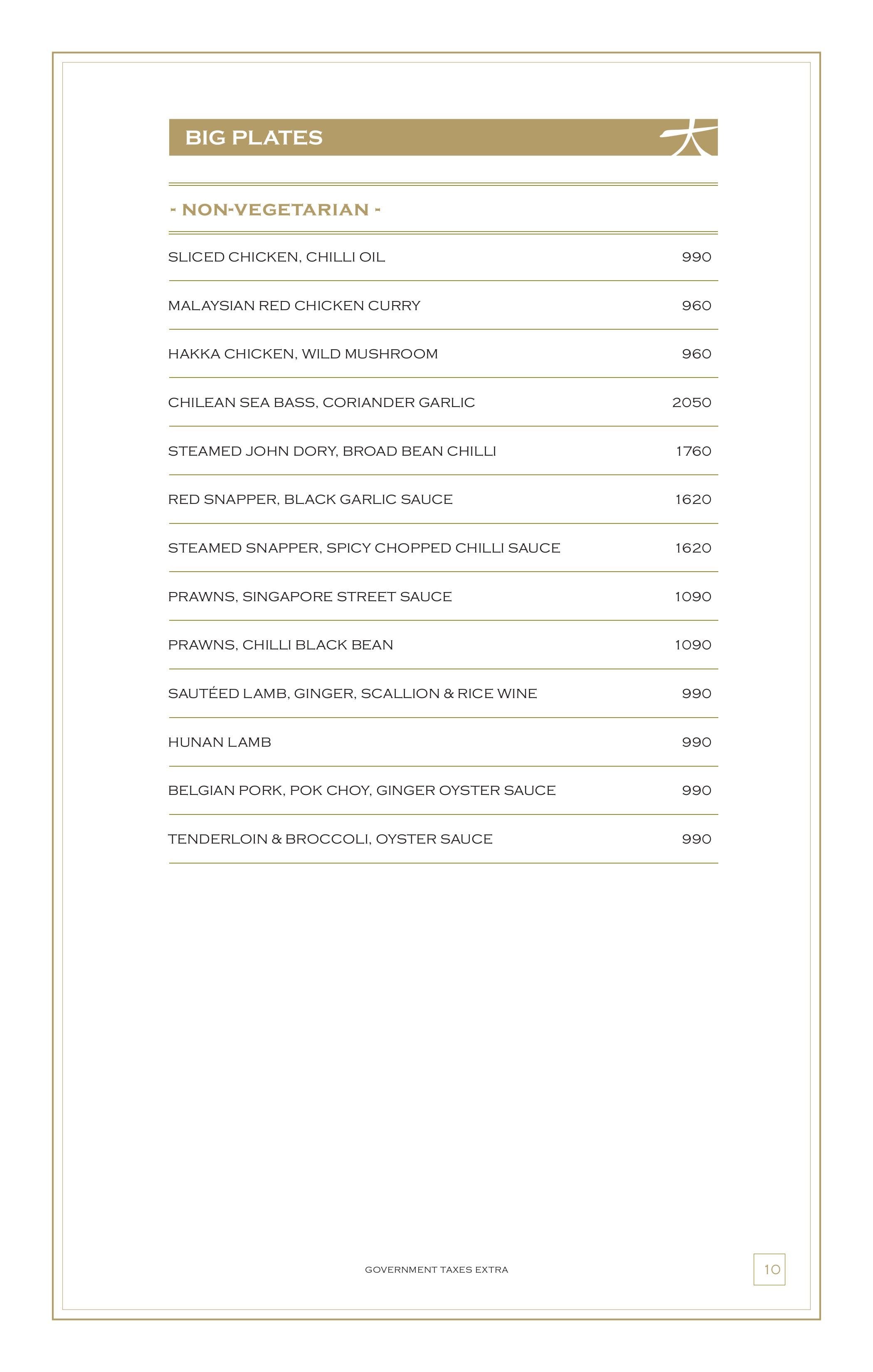 Dining Experience for Two at KOKO, East Bengaluru — Food menu