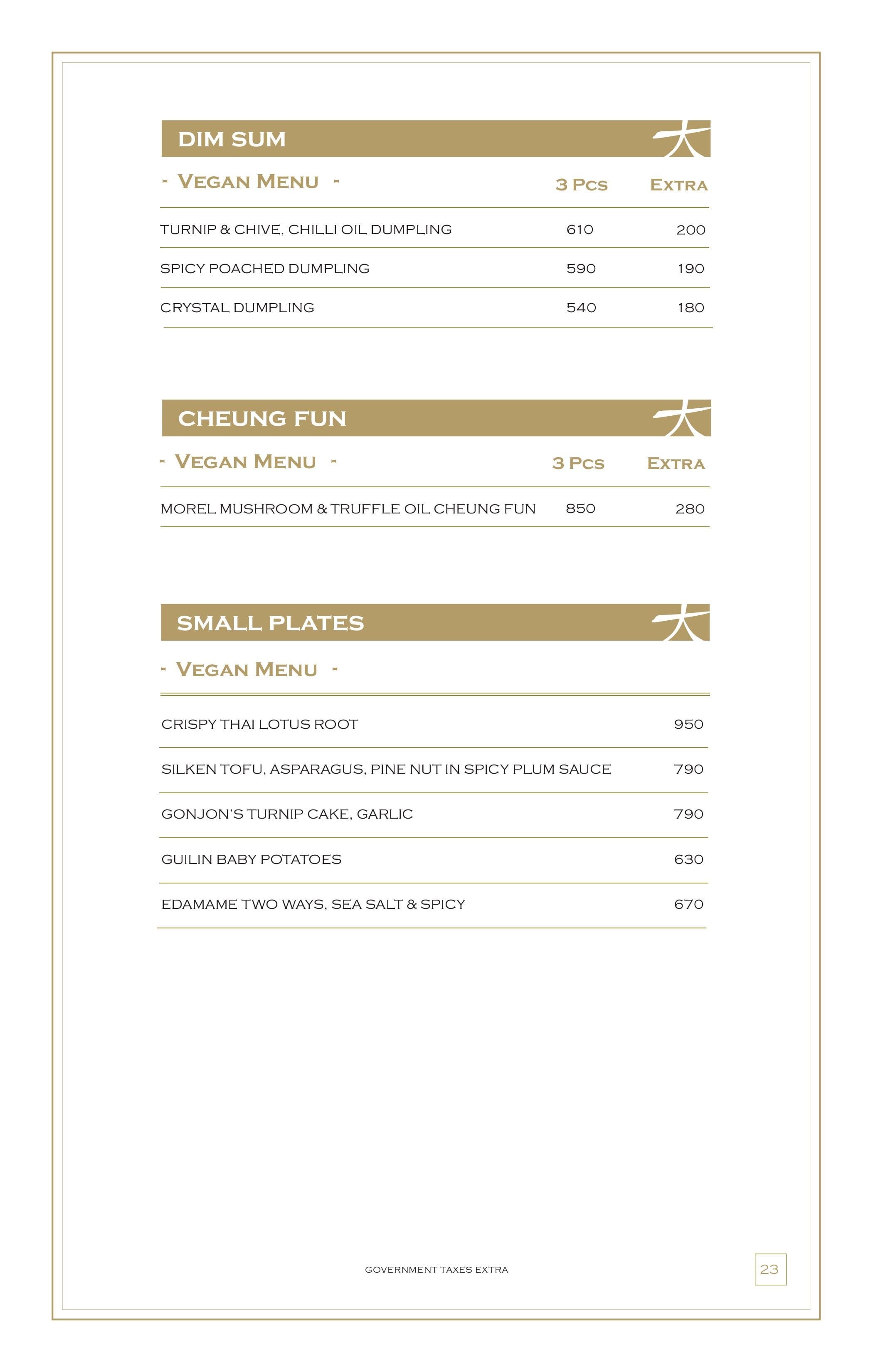 Dining Experience for Two at KOKO, East Bengaluru — Food menu
