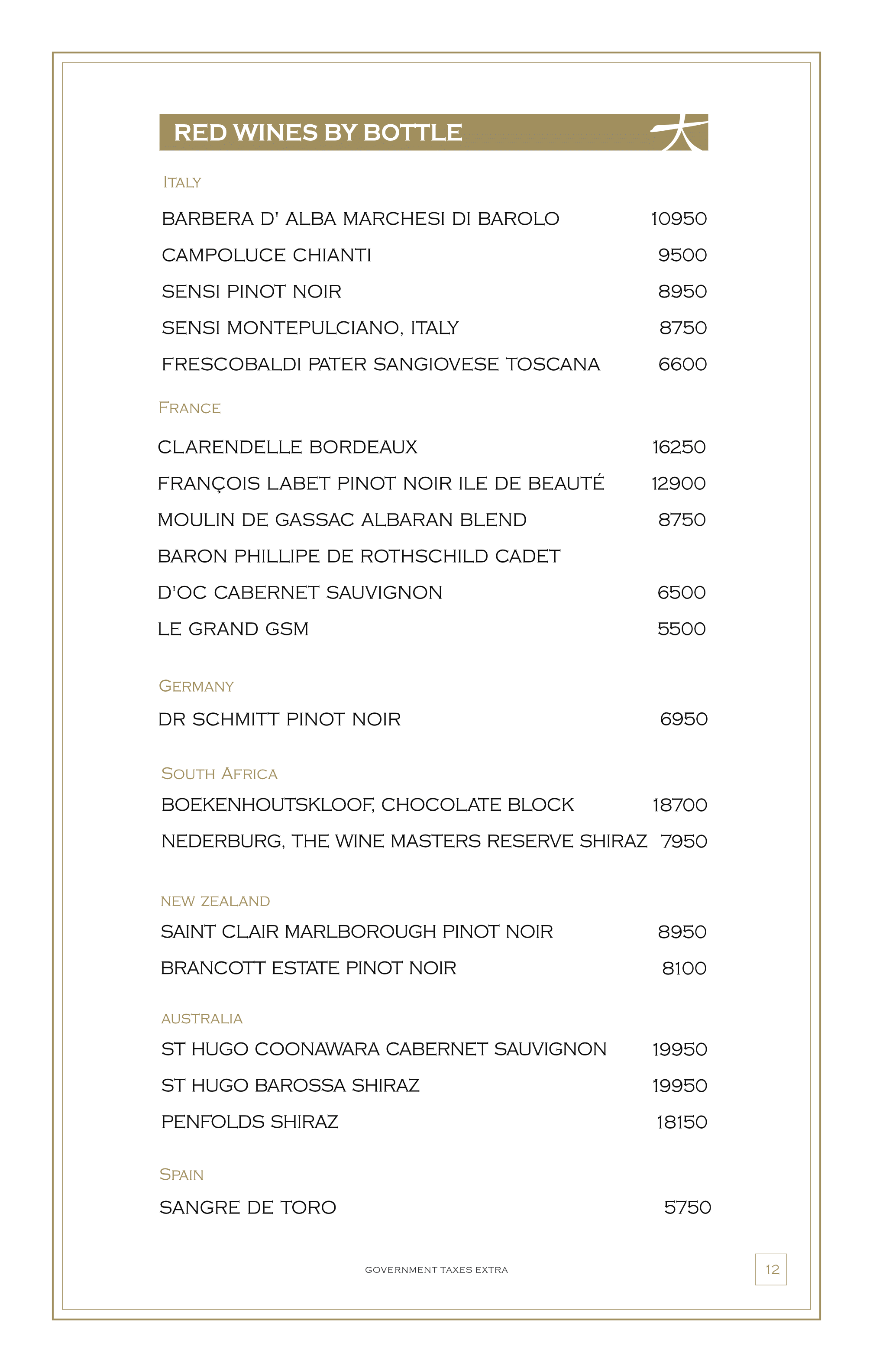Dining Experience for Two at KOKO, East Bengaluru — Beverages menu