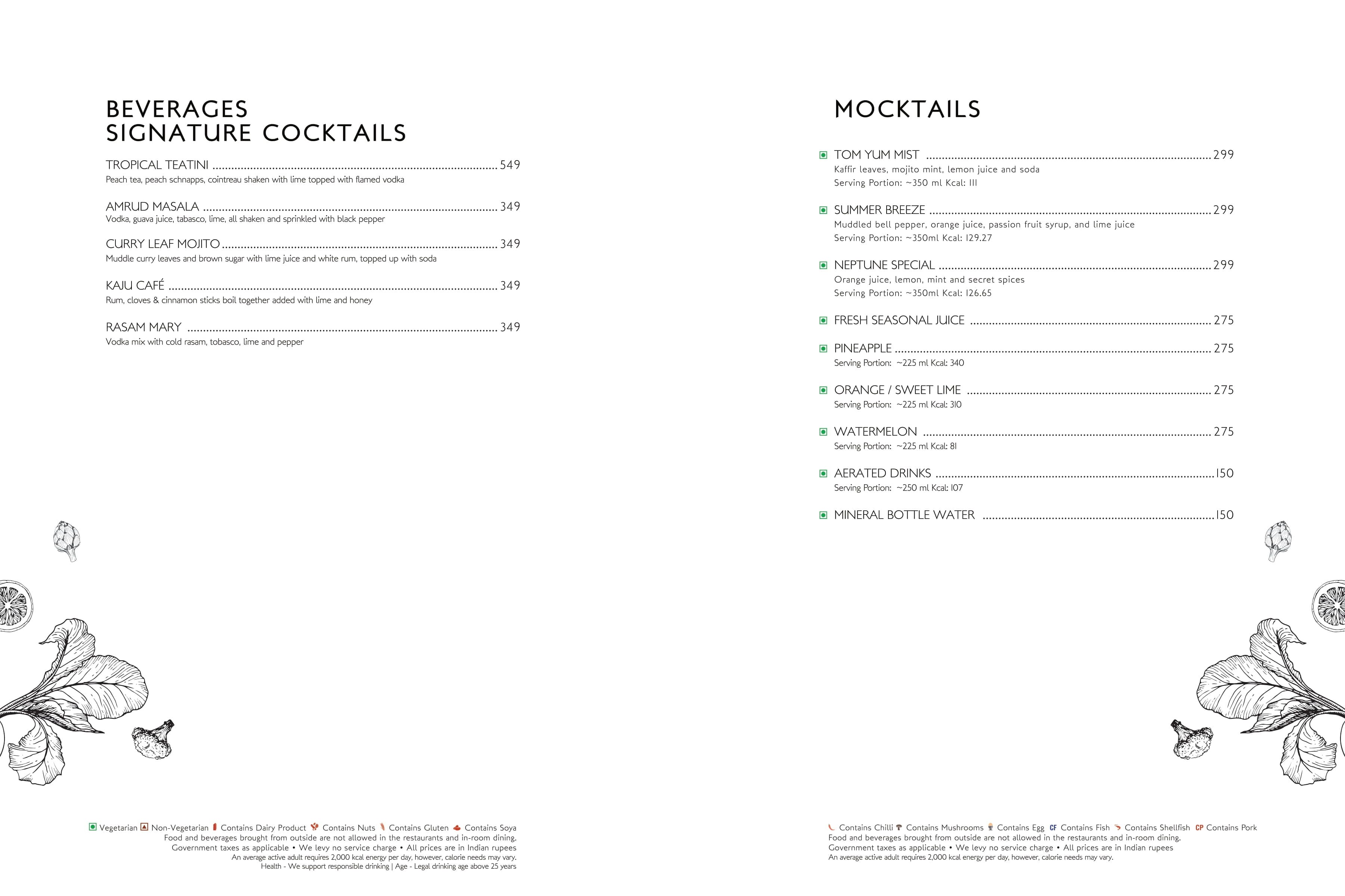 Dining Experience for Two at Zodiac Fortune Park, Radisson Mumbai Andheri MIDC — Food menu