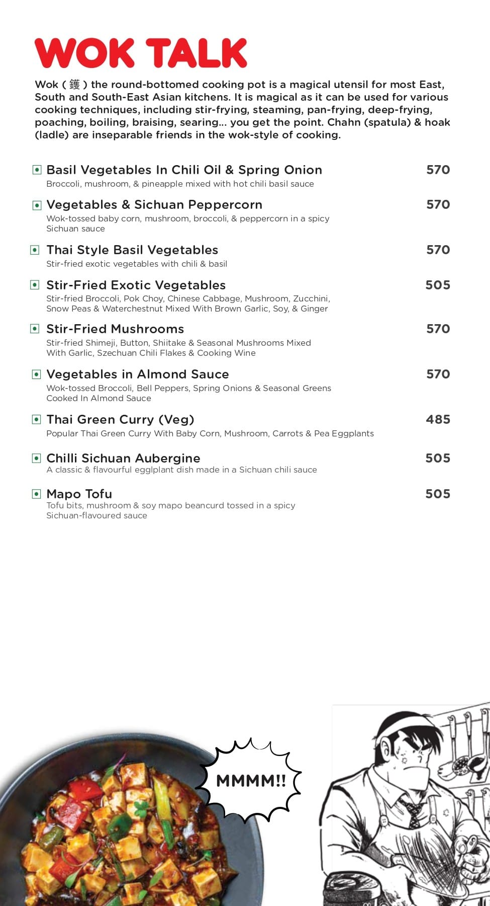 Dining Experience for Two at YouMee, Bannerghatta Road — Food menu
