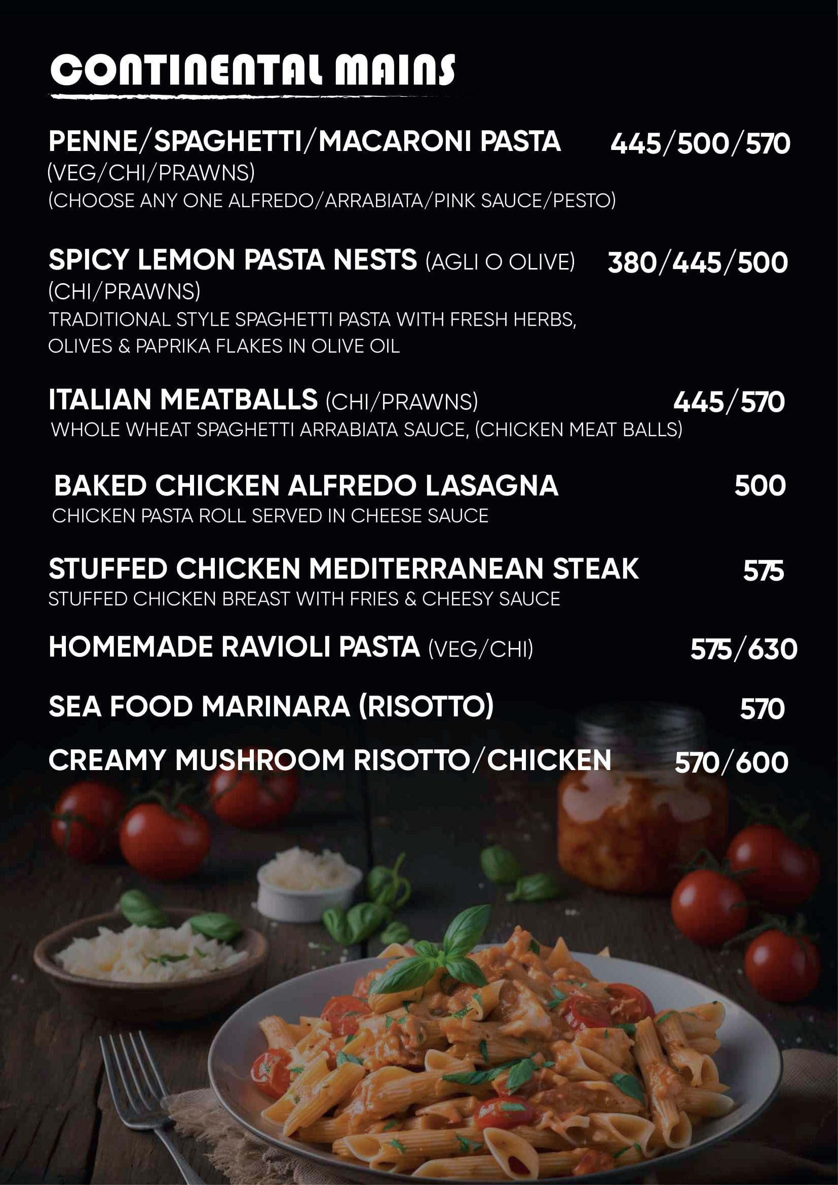 Menu of Fingerprint Kitchen & Bar, Malad West, Western Suburbs