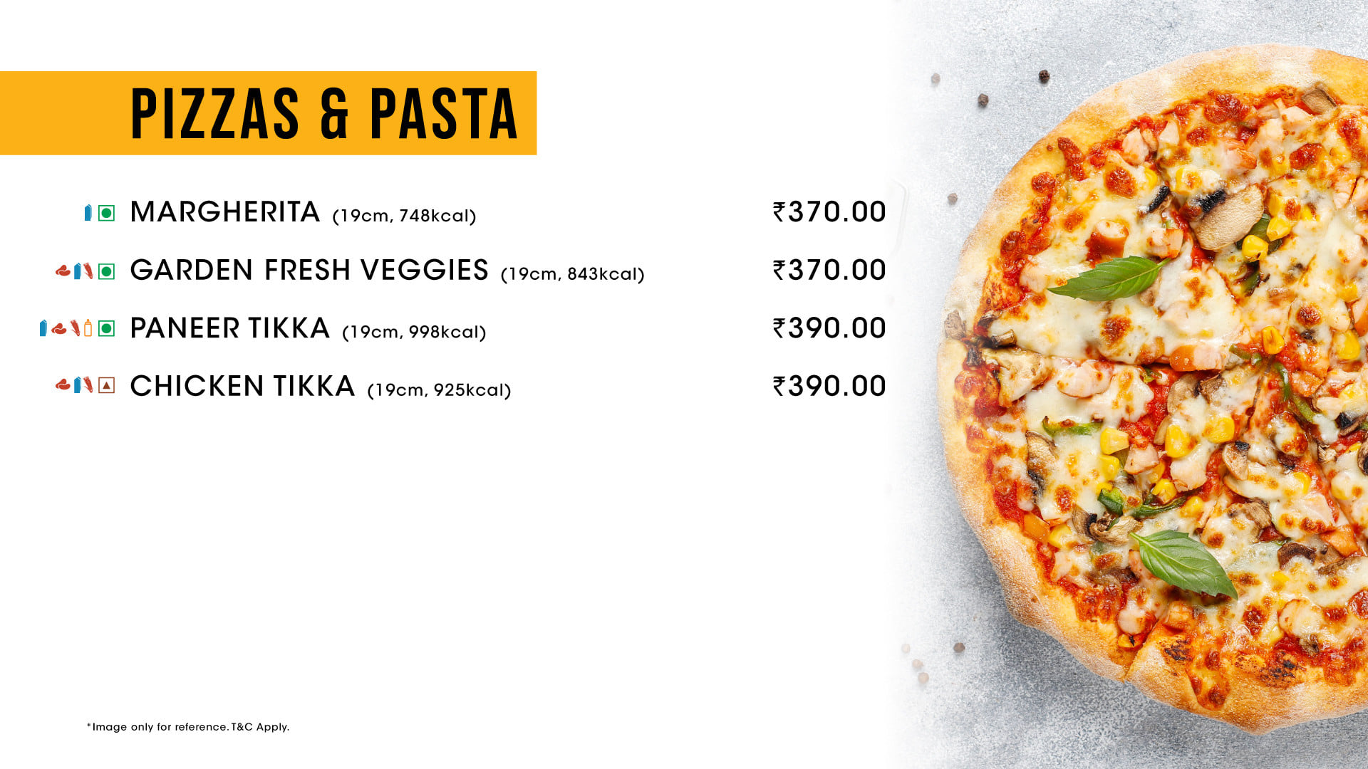 Menu of PVR, Atrium Mall, Gachibowli