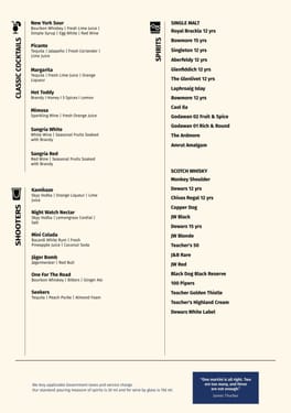 Menu of The Bier Library, Sarjapur Road, South Bengaluru