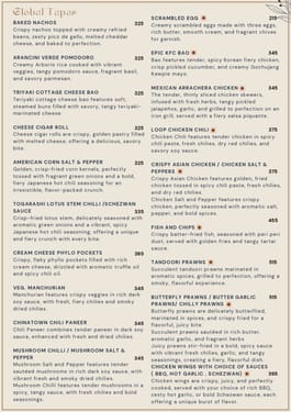 Menu of LOOP - Gastropub, Lalpur, Ranchi