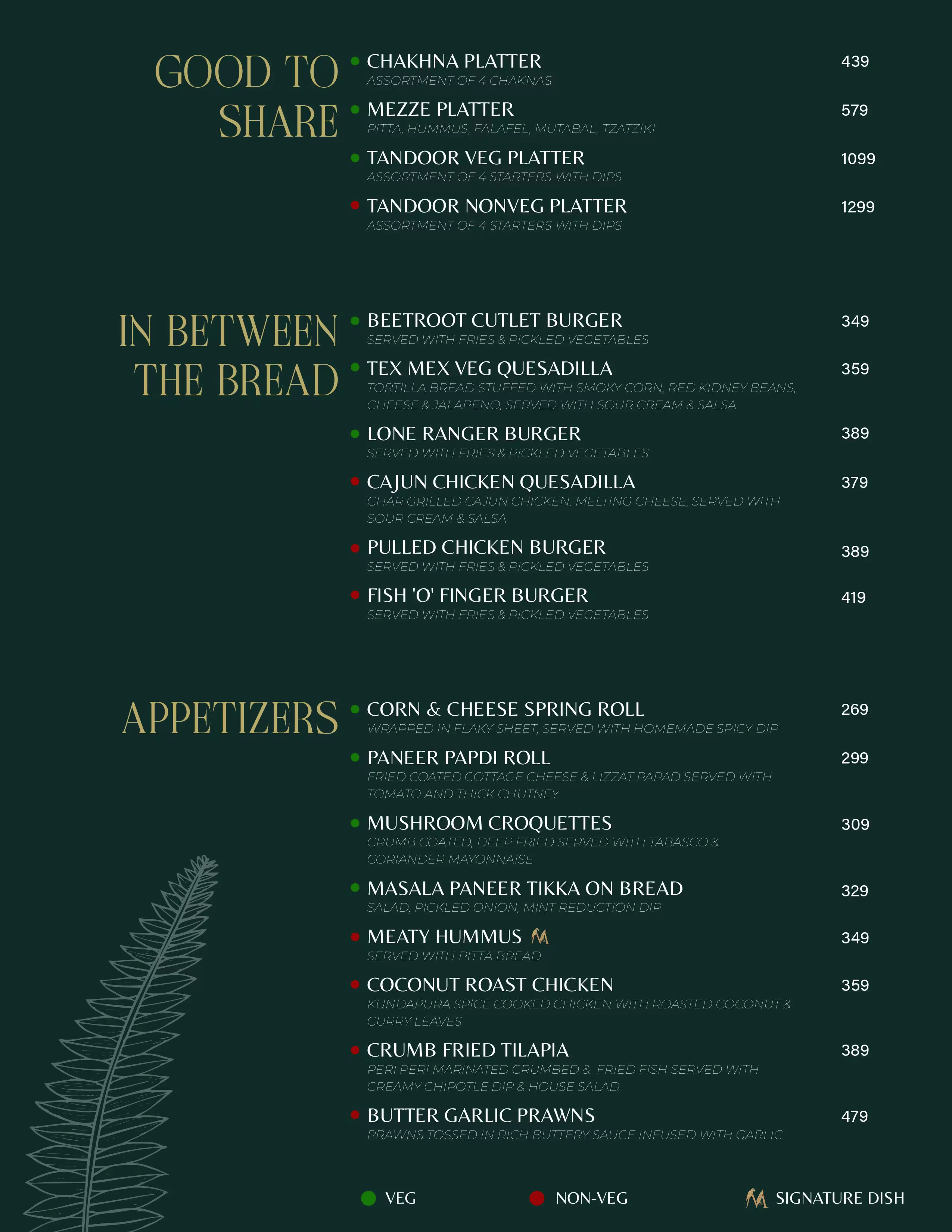 Menu of Macaw by Stories, Sholinganallur, Chennai