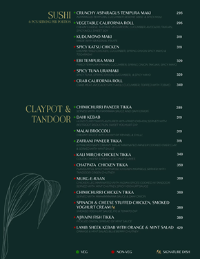 Macaw Menu Menu of Macaw by Stories, Sholinganallur, Chennai