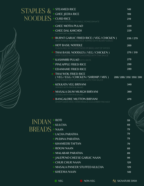 Macaw Menu Menu of Macaw by Stories, Sholinganallur, Chennai