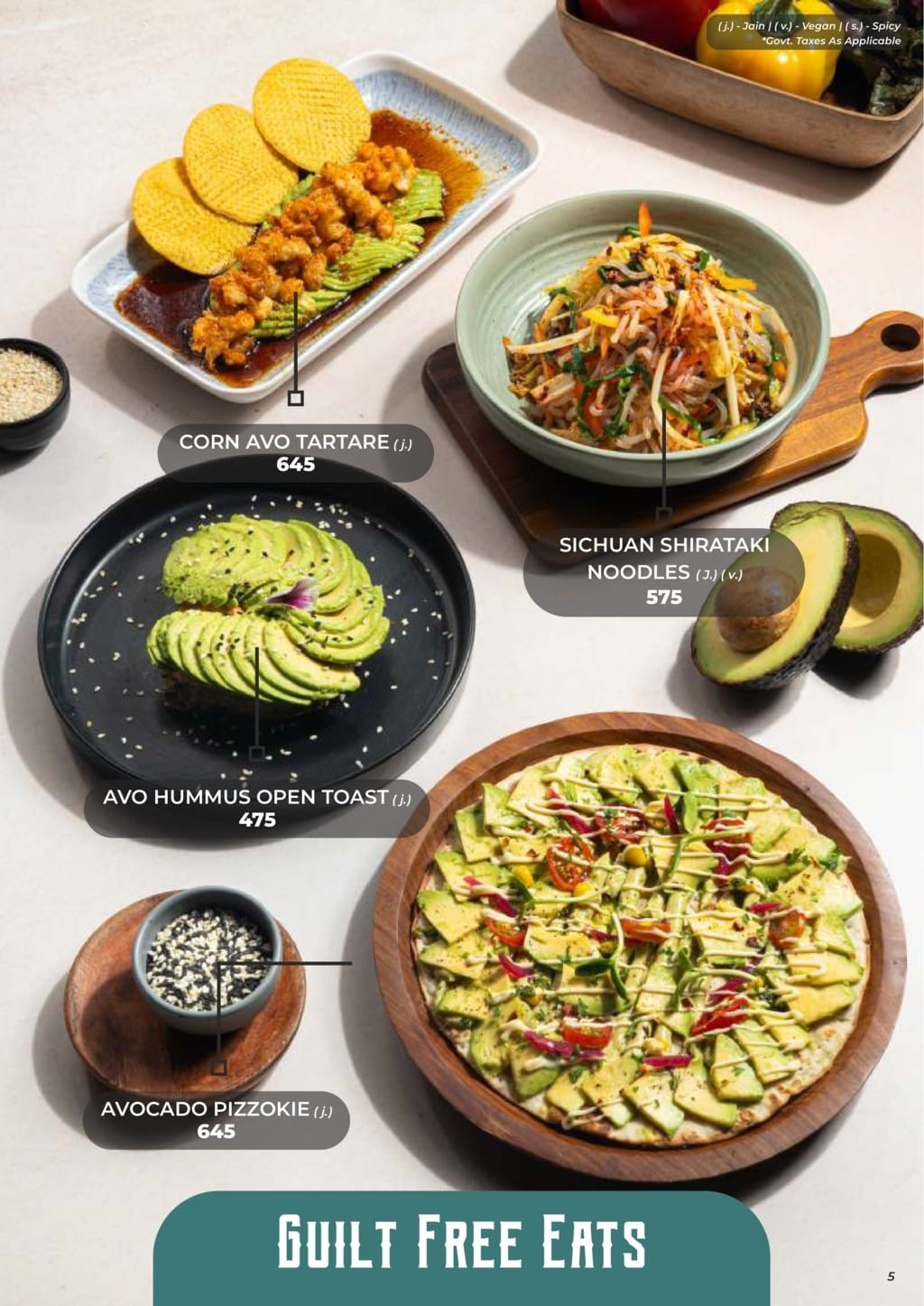 Dining Experience for Two at The Bombay Cartel, South Mumbai — Food menu