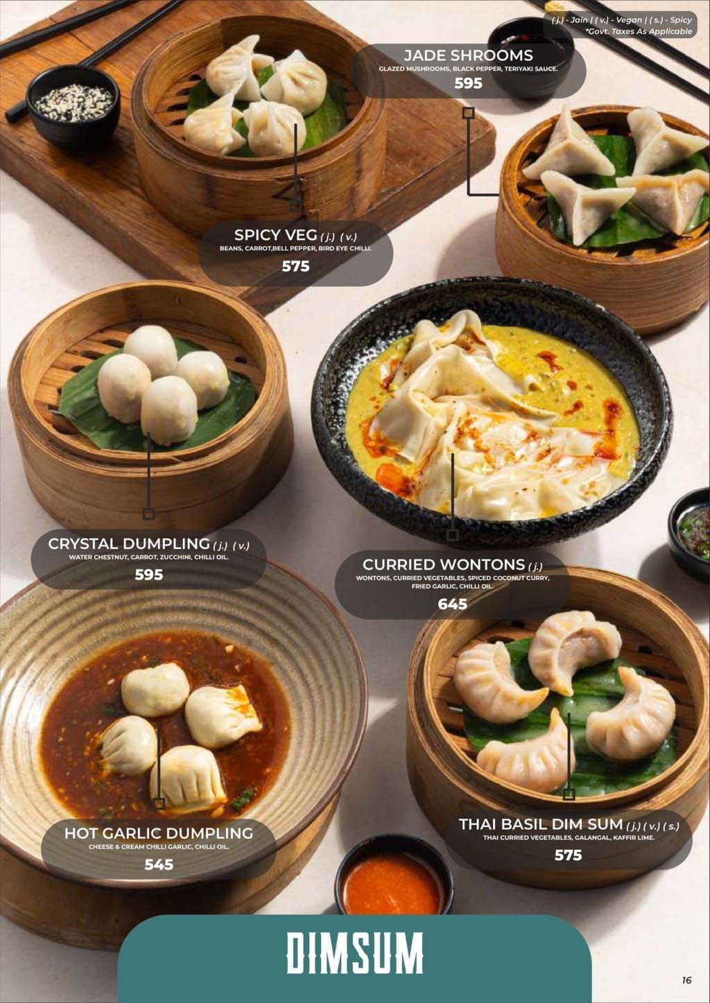 Dining Experience for Two at The Bombay Cartel, South Mumbai — Food menu