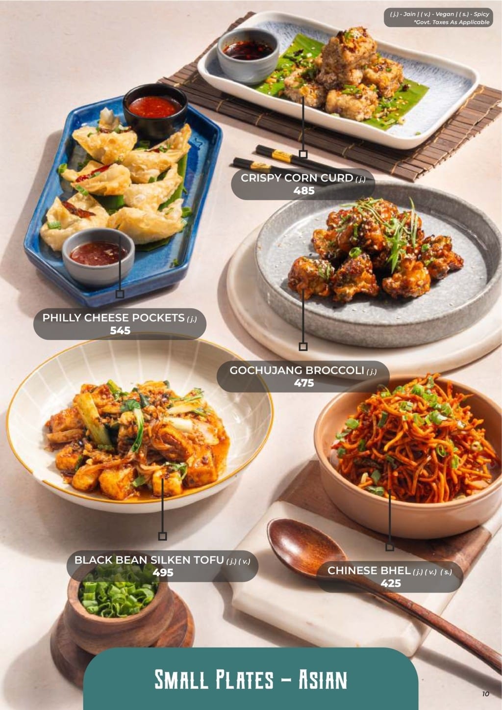 Dining Experience for Two at The Bombay Cartel, South Mumbai — Food menu