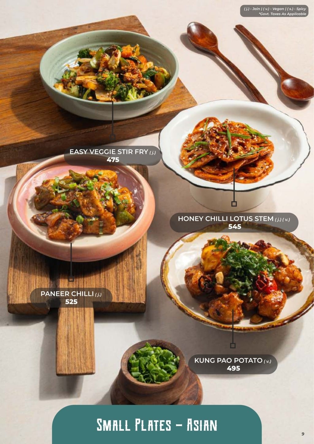 Dining Experience for Two at The Bombay Cartel, South Mumbai — Food menu
