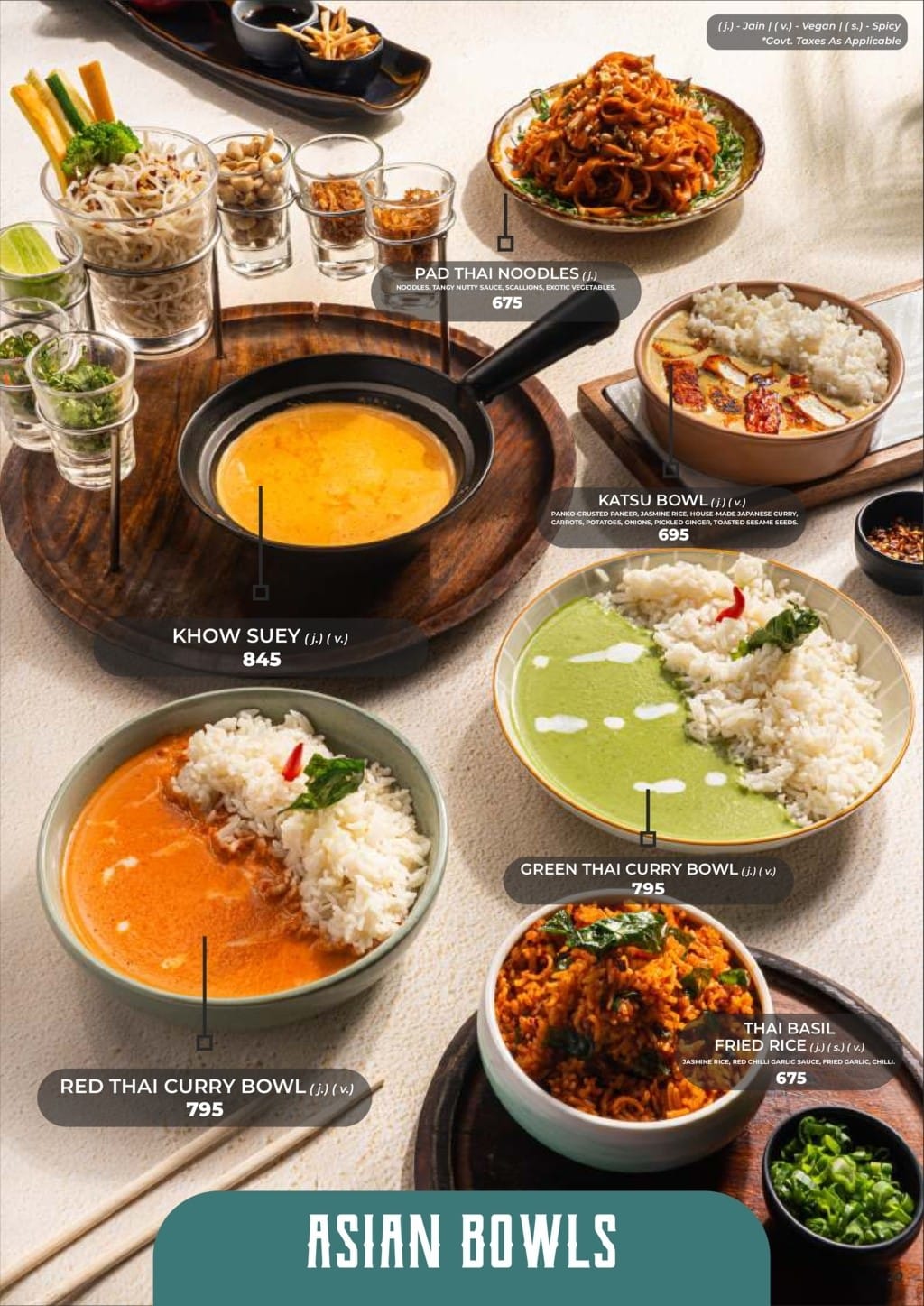 Dining Experience for Two at The Bombay Cartel, South Mumbai — Food menu