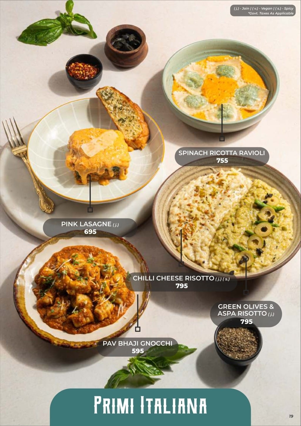 Dining Experience for Two at The Bombay Cartel, South Mumbai — Food menu