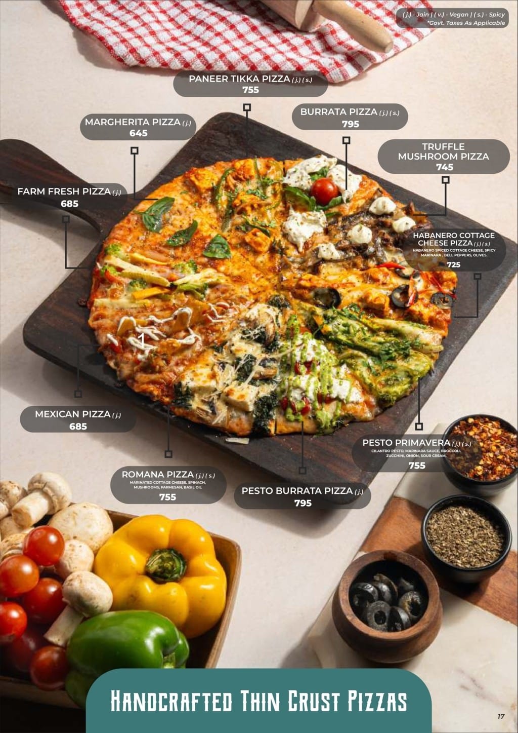 Dining Experience for Two at The Bombay Cartel, South Mumbai — Food menu