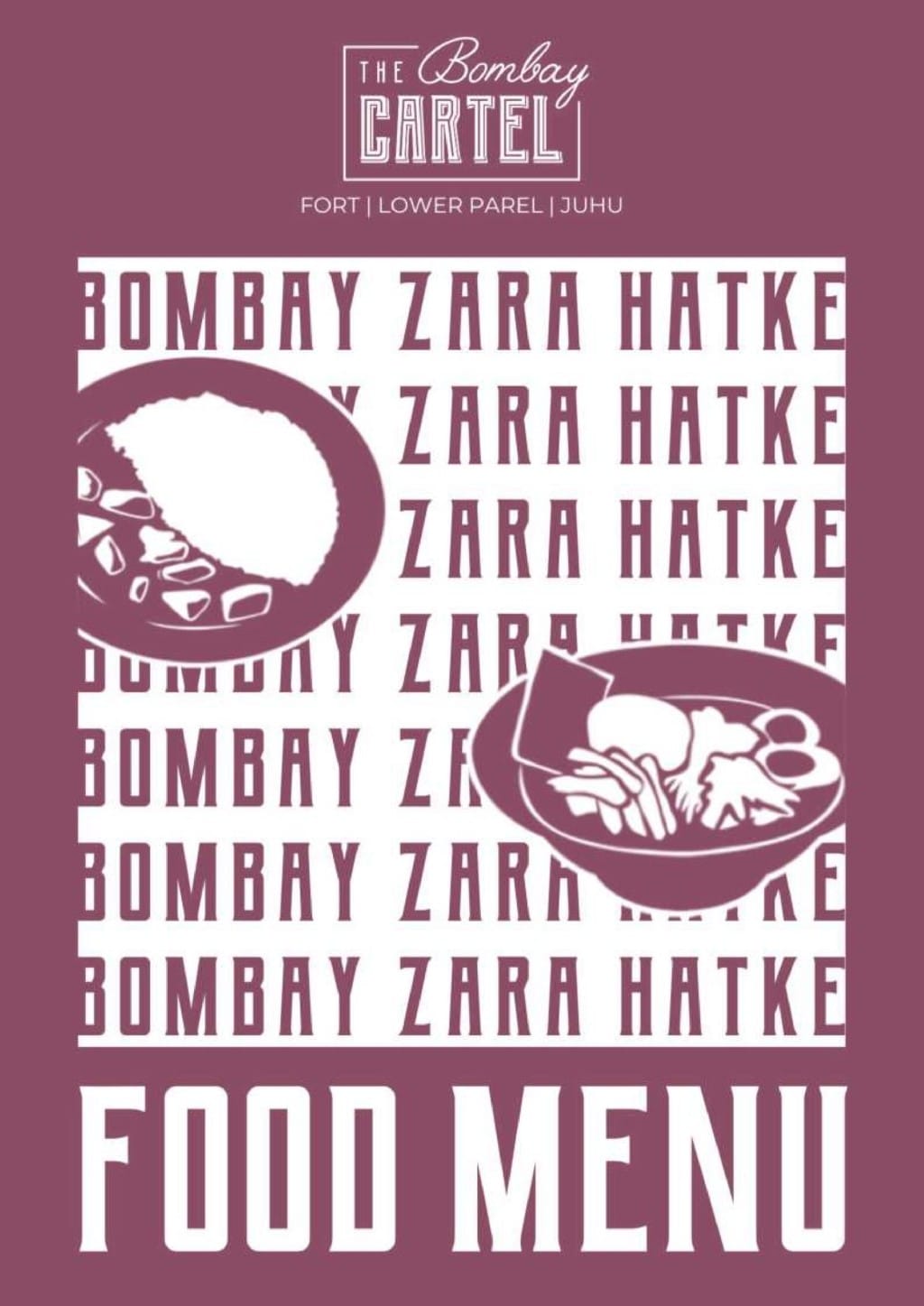 Dining Experience for Two at The Bombay Cartel, South Mumbai — Food menu