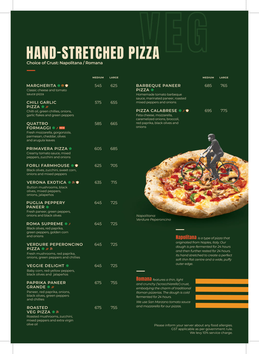Dining Experience for Two at Pasta Street, West Delhi — Food menu