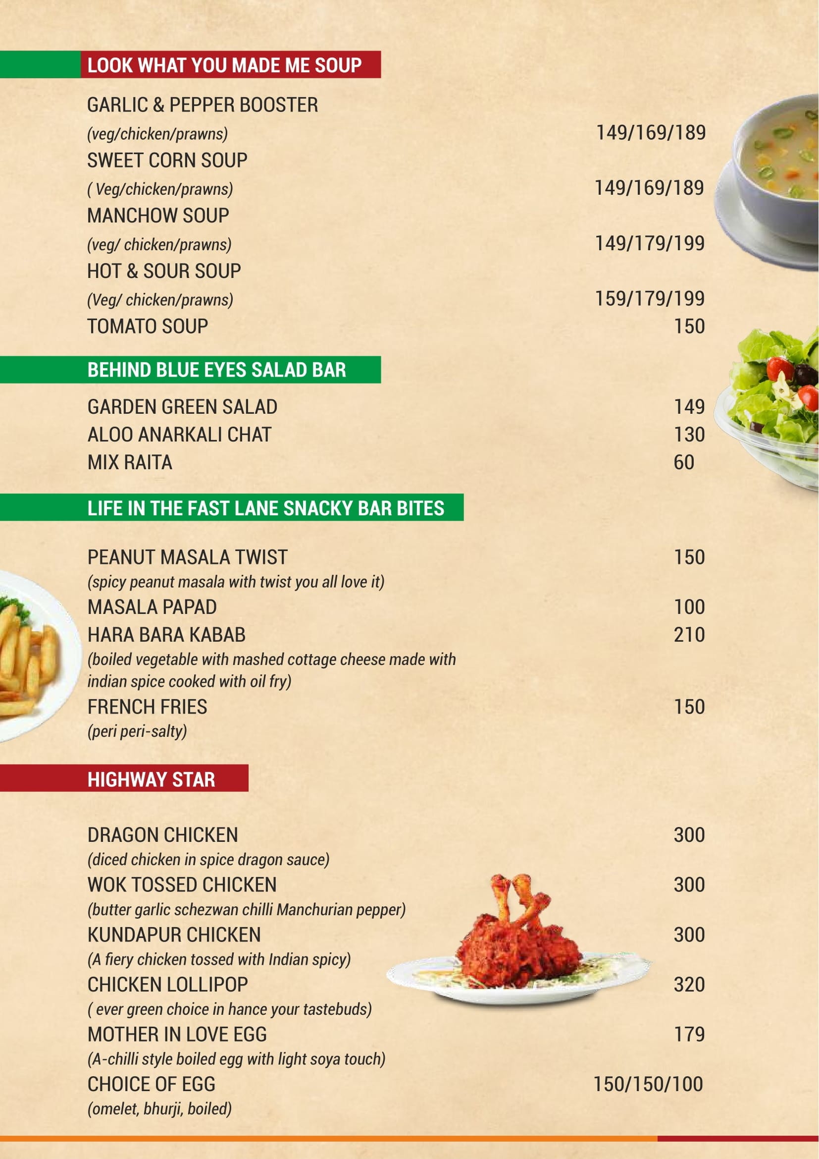Dining Experience for Two at Flavours of Bharat, North Bengaluru — Food menu