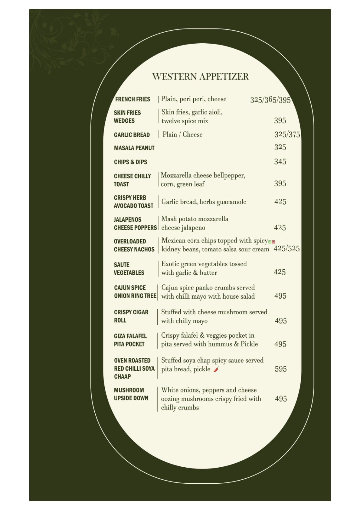 Dining Experience for Two at Ivoryy Fusion Bar, Central Delhi — Food menu