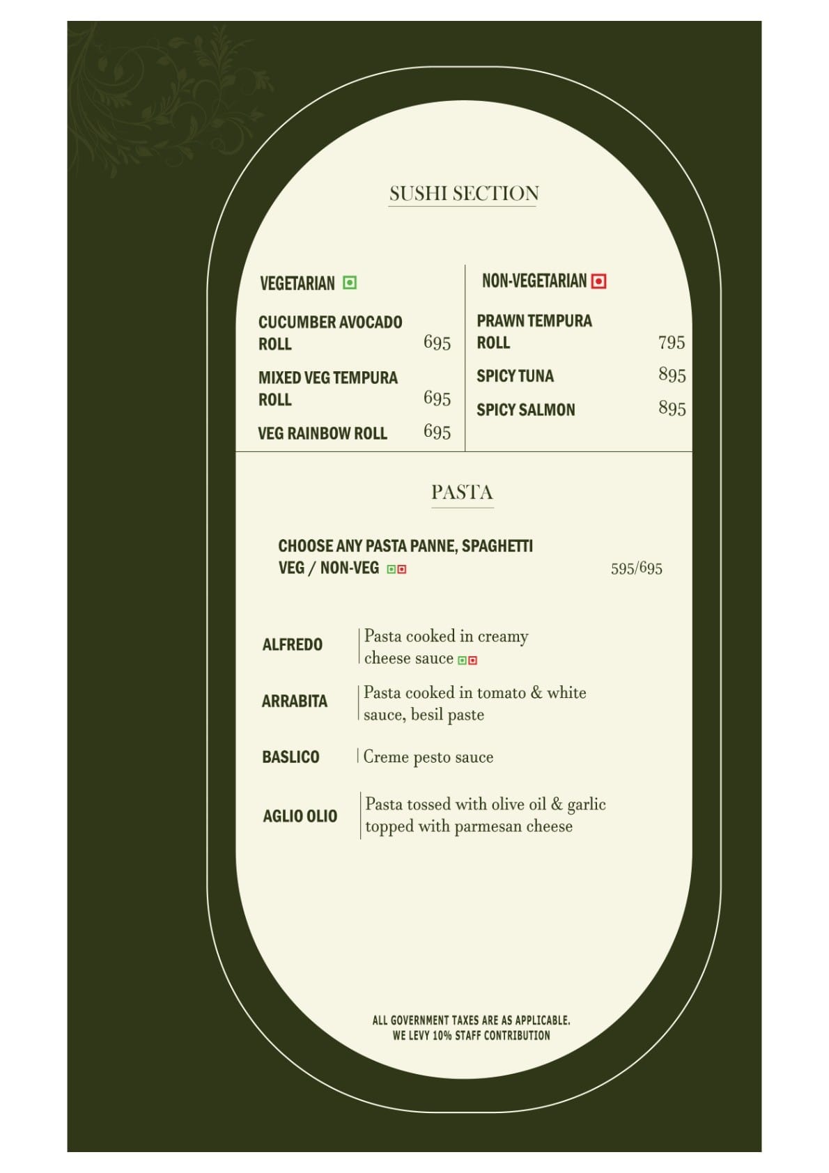 Dining Experience for Two at Ivoryy Fusion Bar, Central Delhi — Food menu