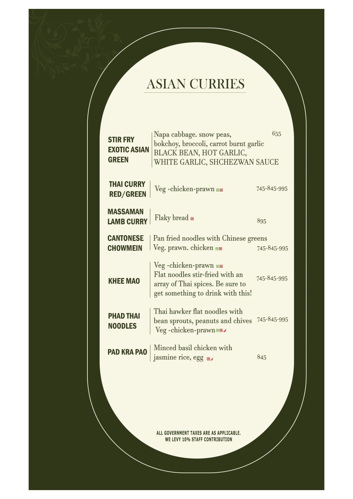 Dining Experience for Two at Ivoryy Fusion Bar, Central Delhi — Food menu